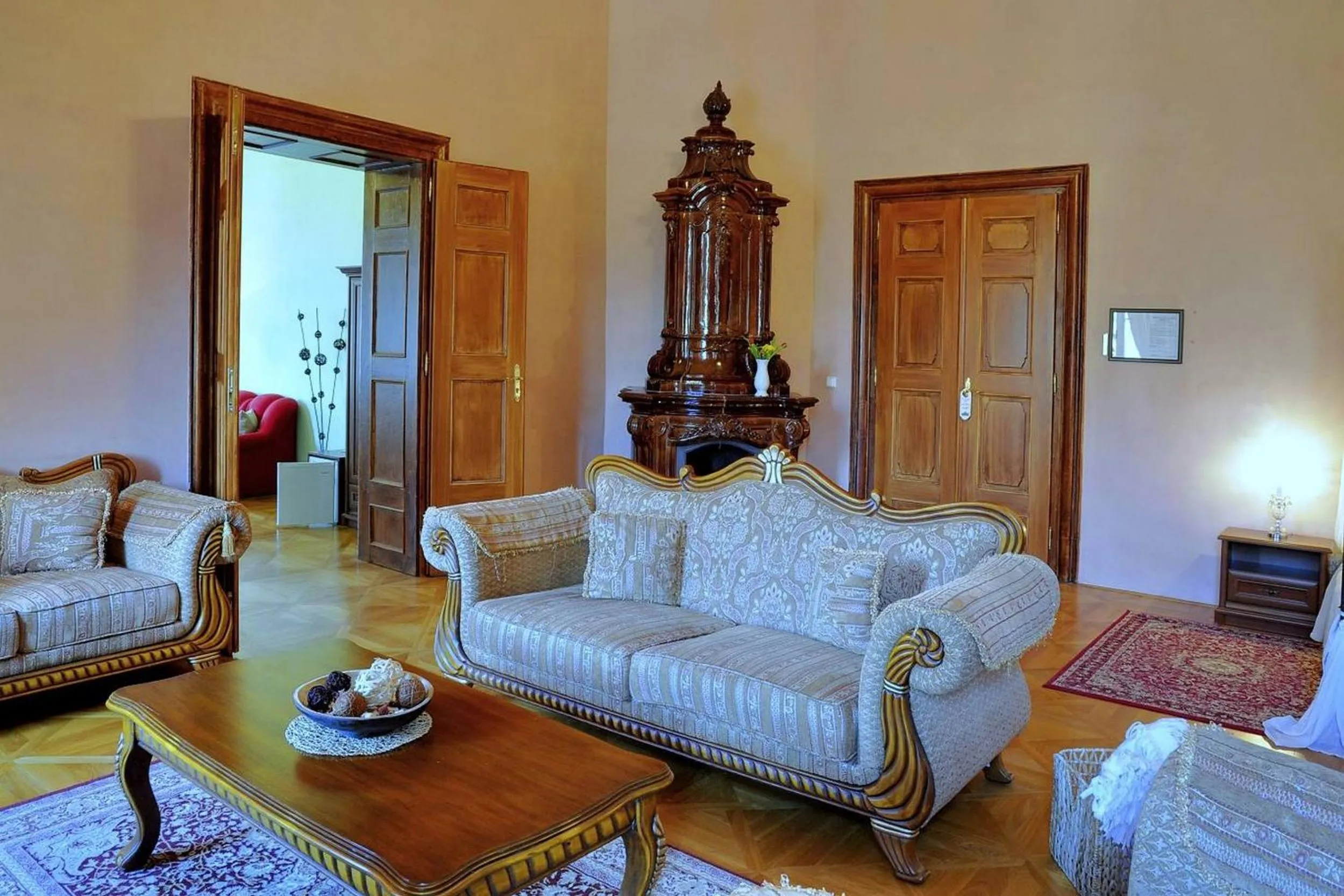 Decorative detail in Zamek Cerveny Hradek