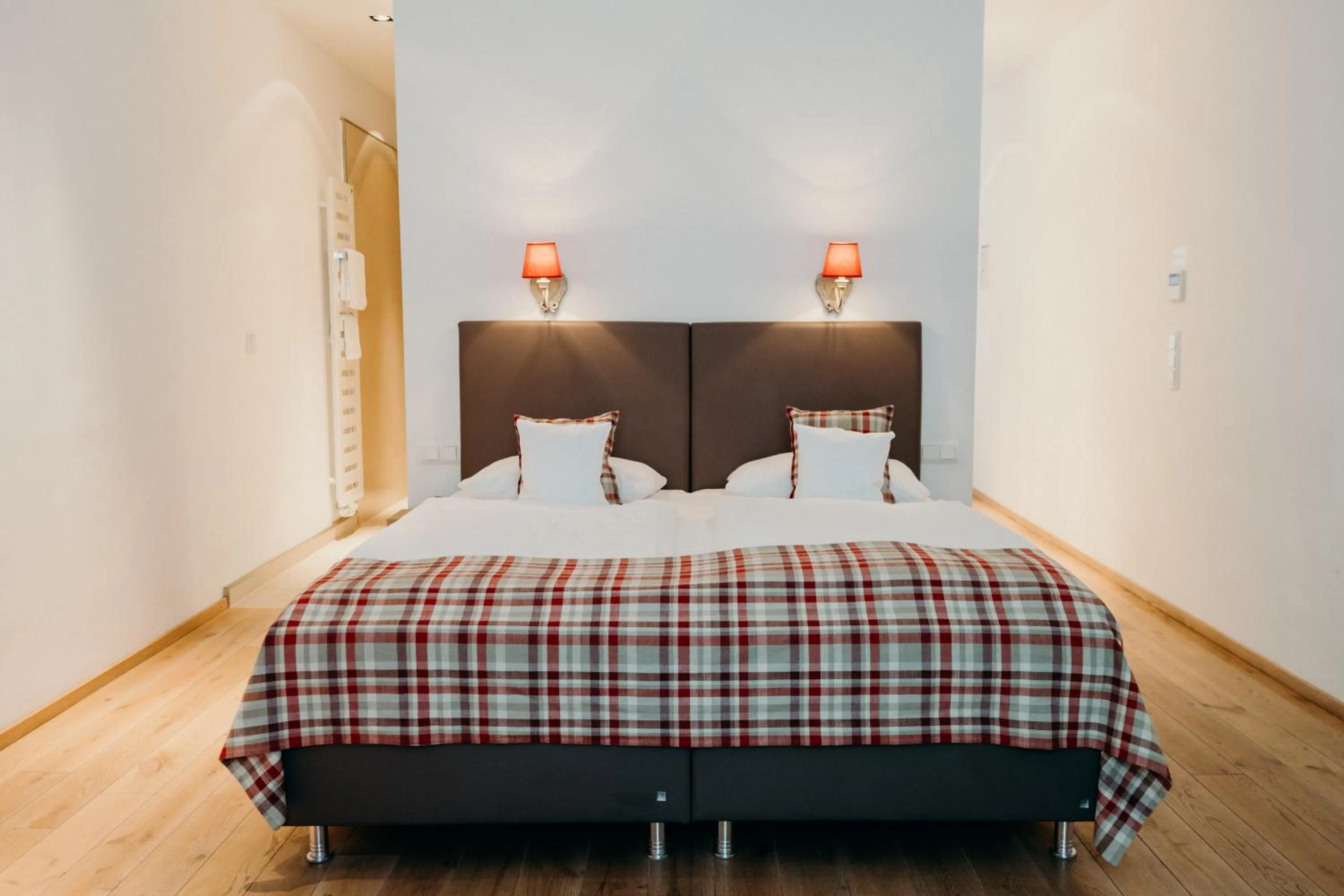 Bed in Hotel Crystal