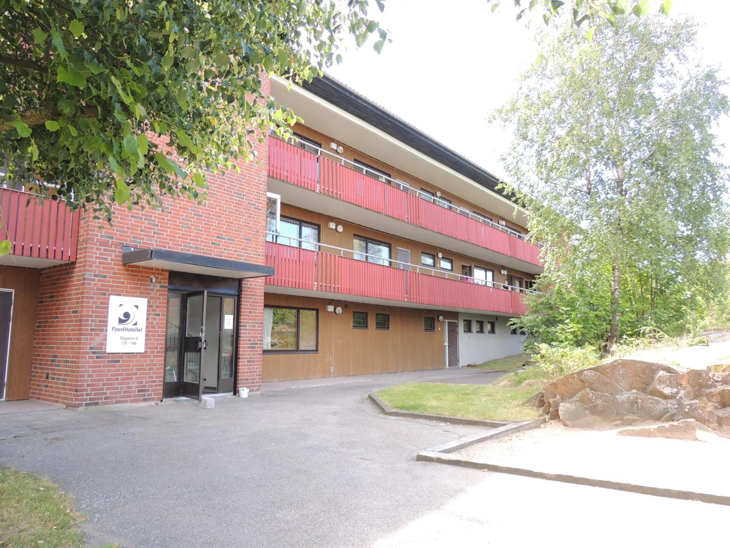 Facade/entrance in Fjordhotellet
