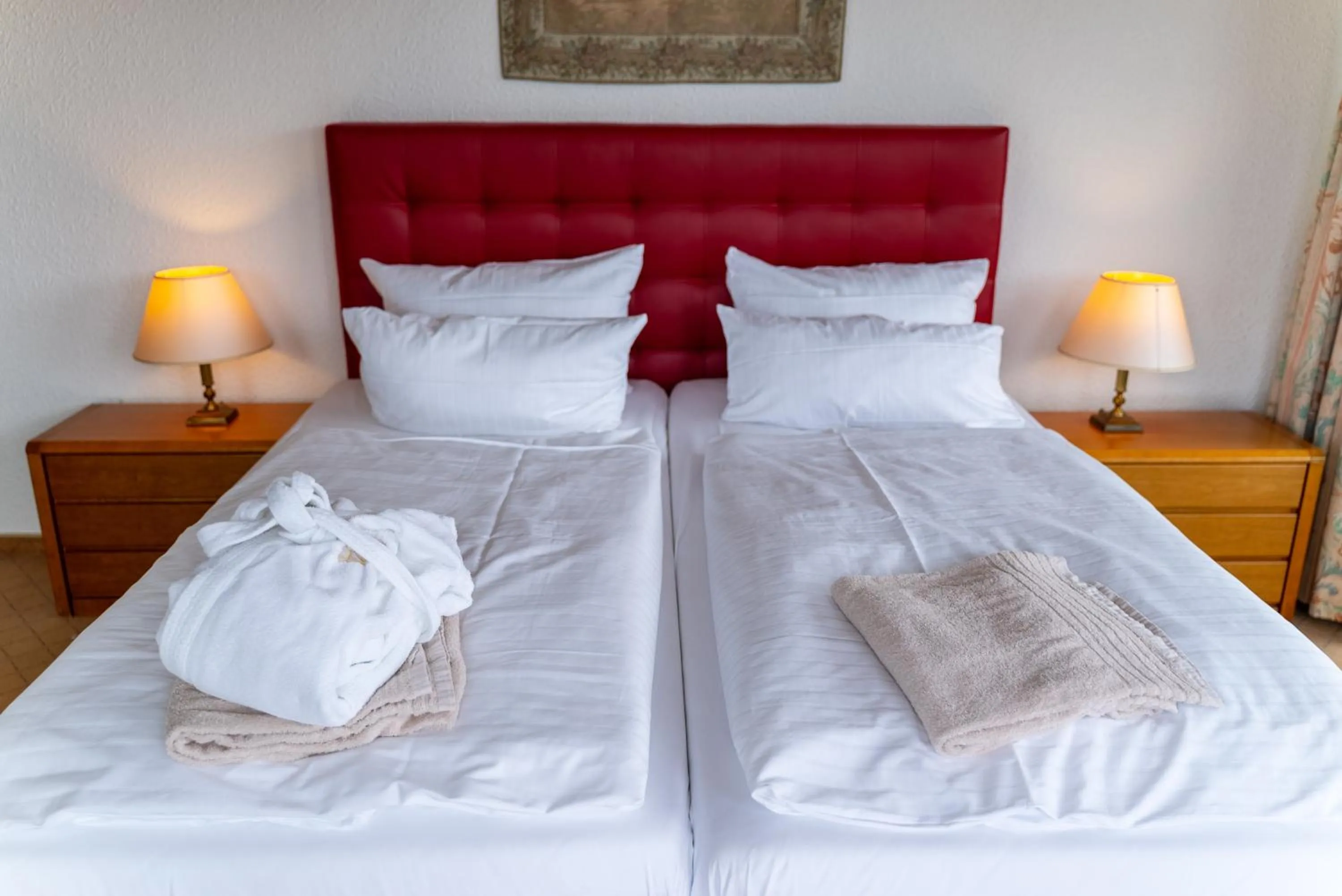 Bedroom, Bed in Hotel Appartement Landhaus Stutzi - Hotel Strandperle