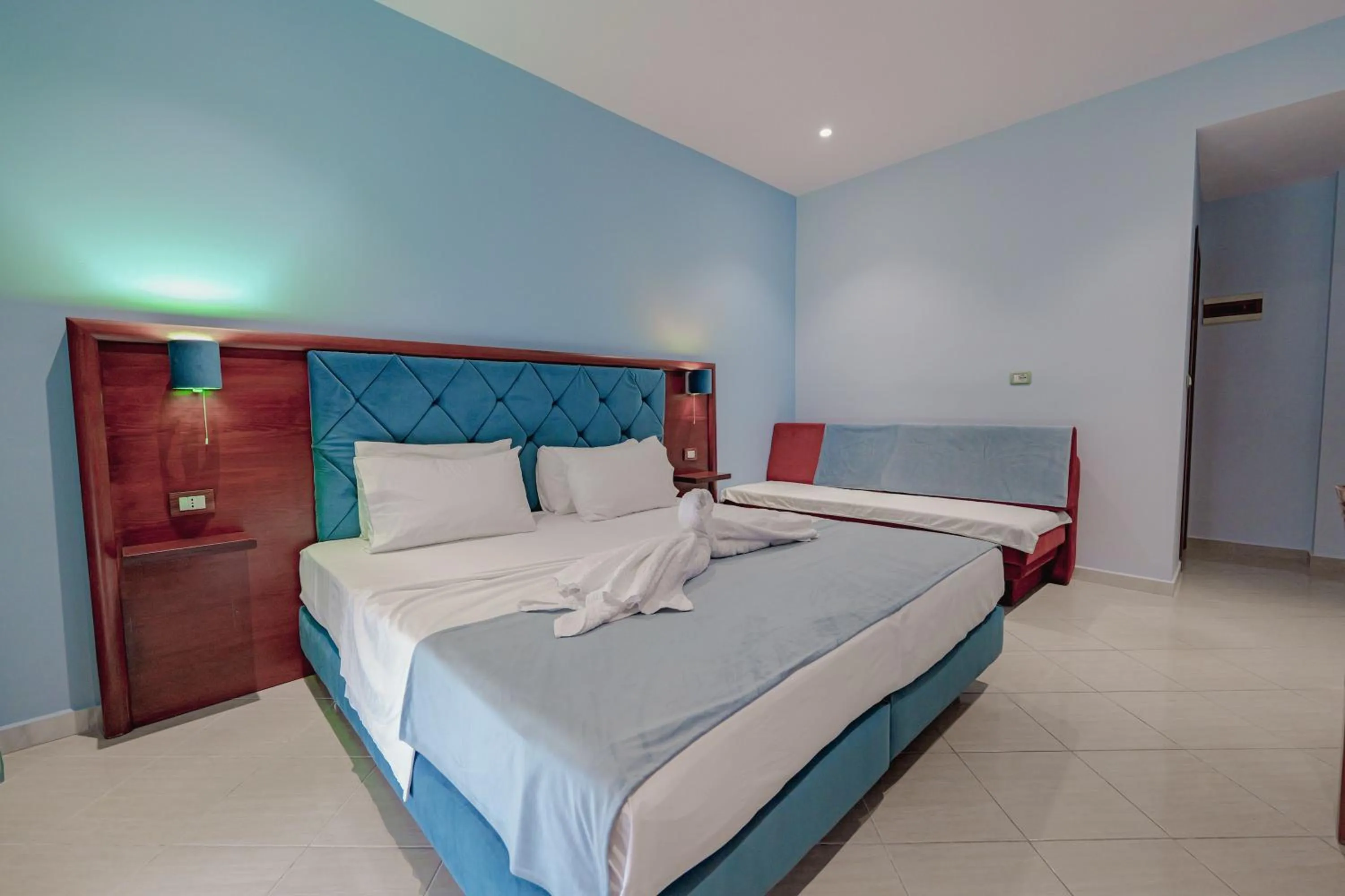 Bed in Hotel Divo Palace