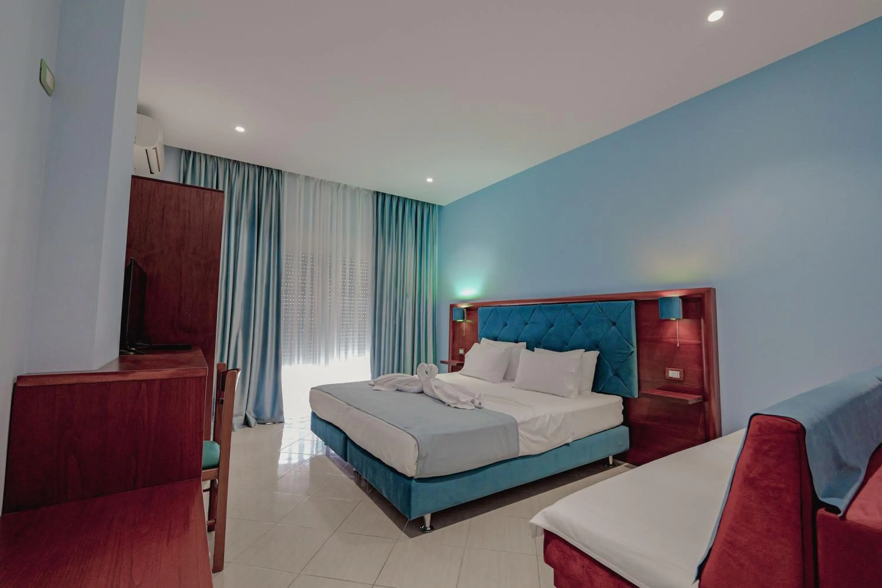 Bed in Hotel Divo Palace