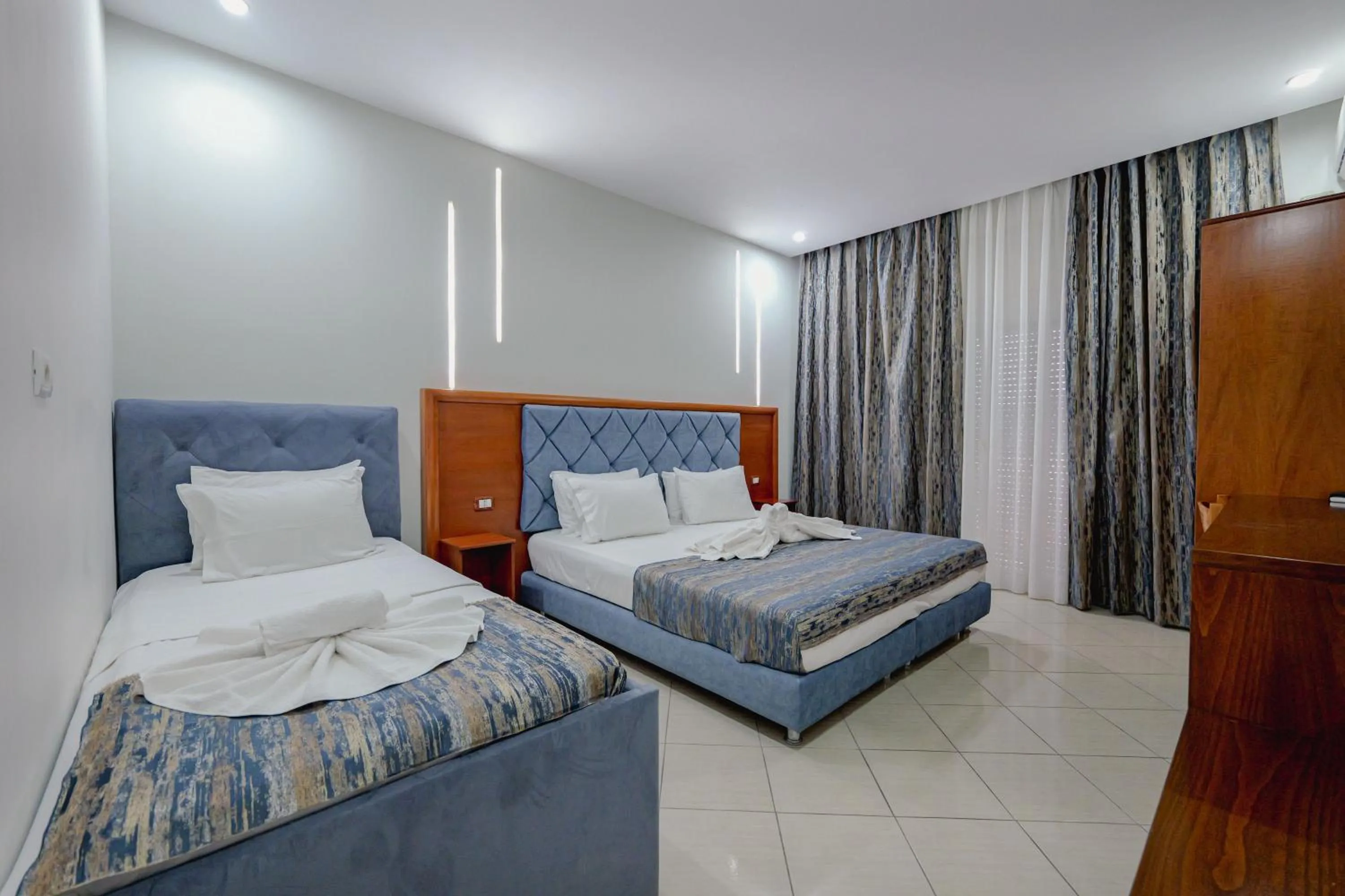 Bed in Hotel Divo Palace