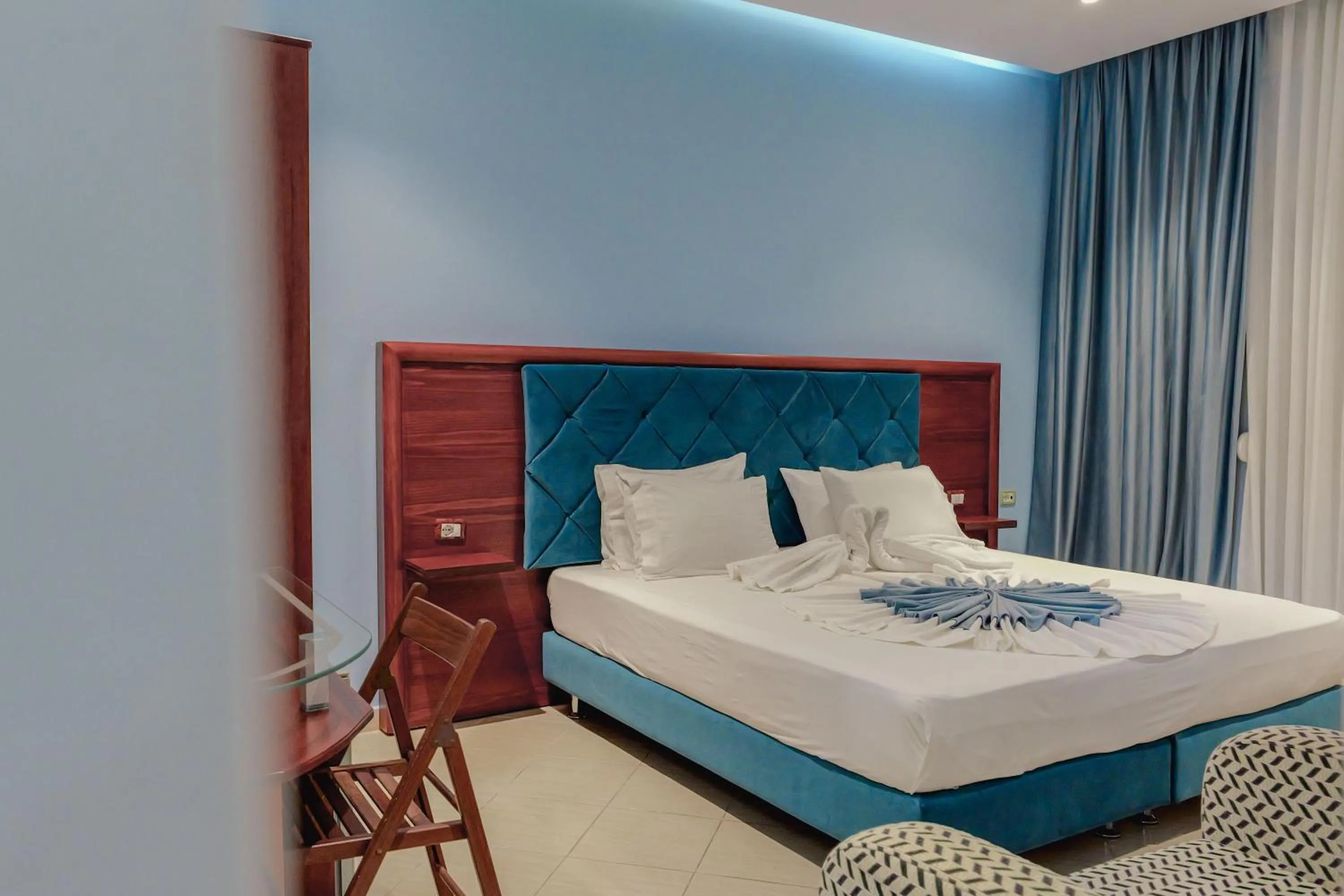 Bed in Hotel Divo Palace