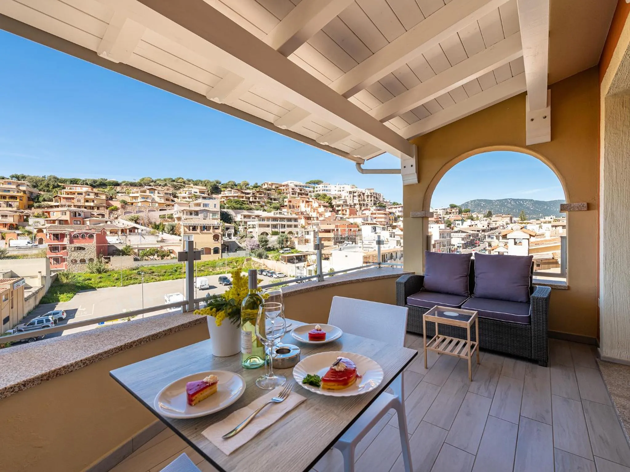 Natural landscape in Simius Bay