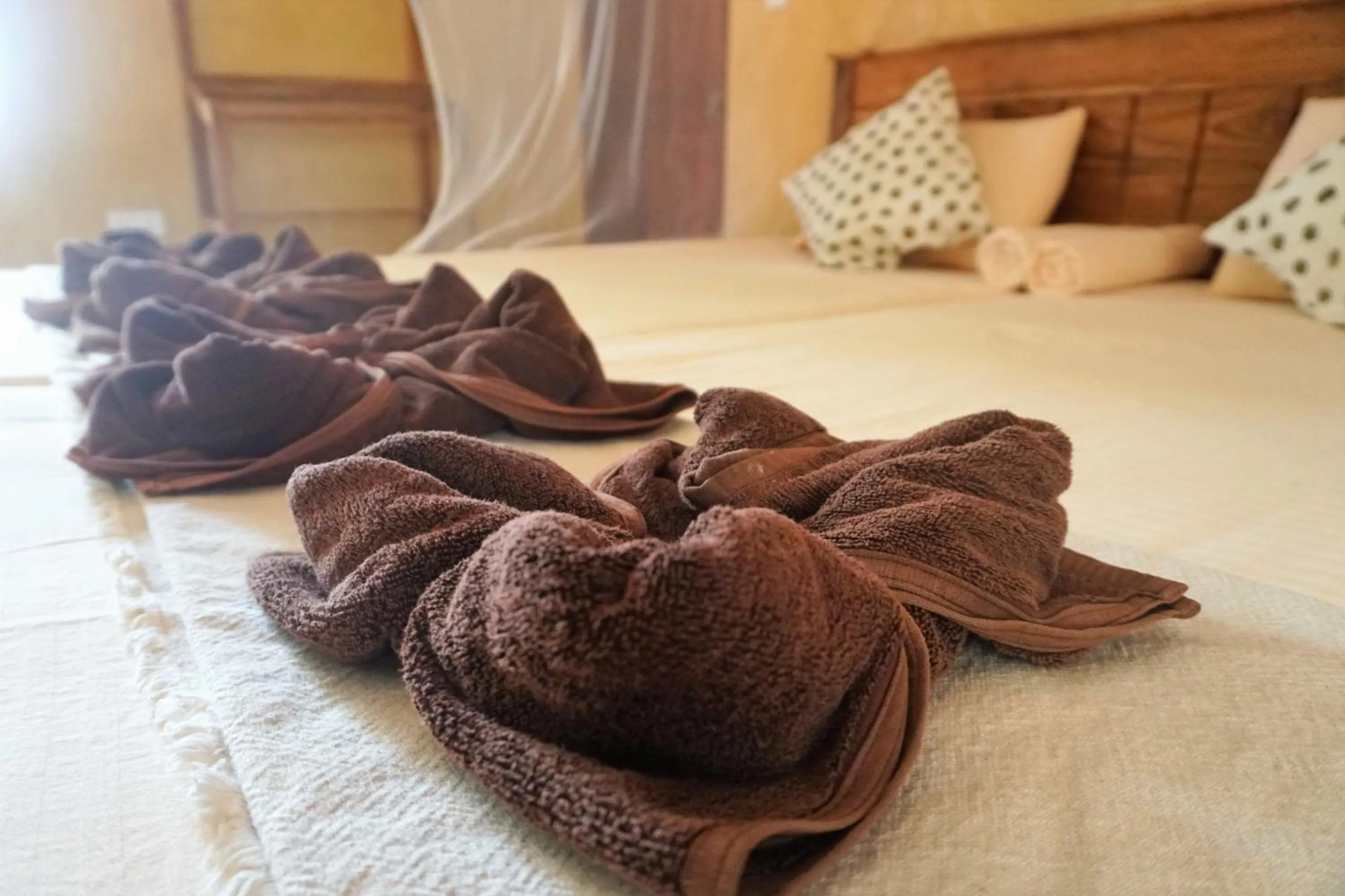 Bed in Kitelantis Hotel and Resort