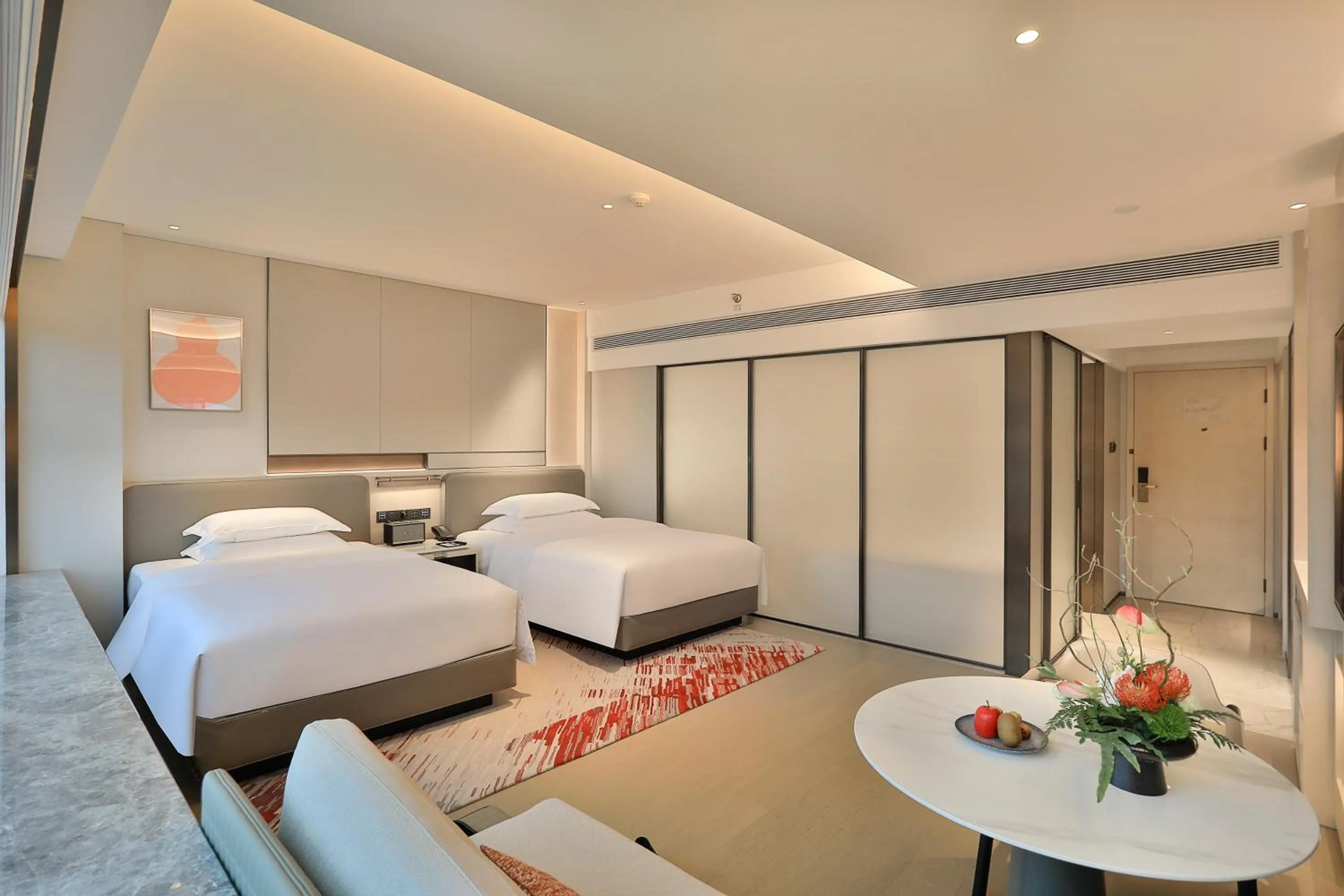 Bed in Zhejiang Narada Grand Hotel