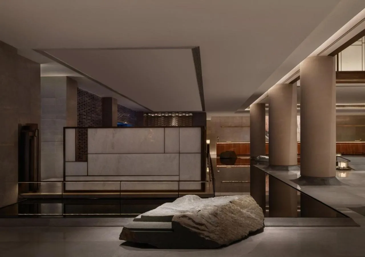 Bed in Zhejiang Narada Grand Hotel