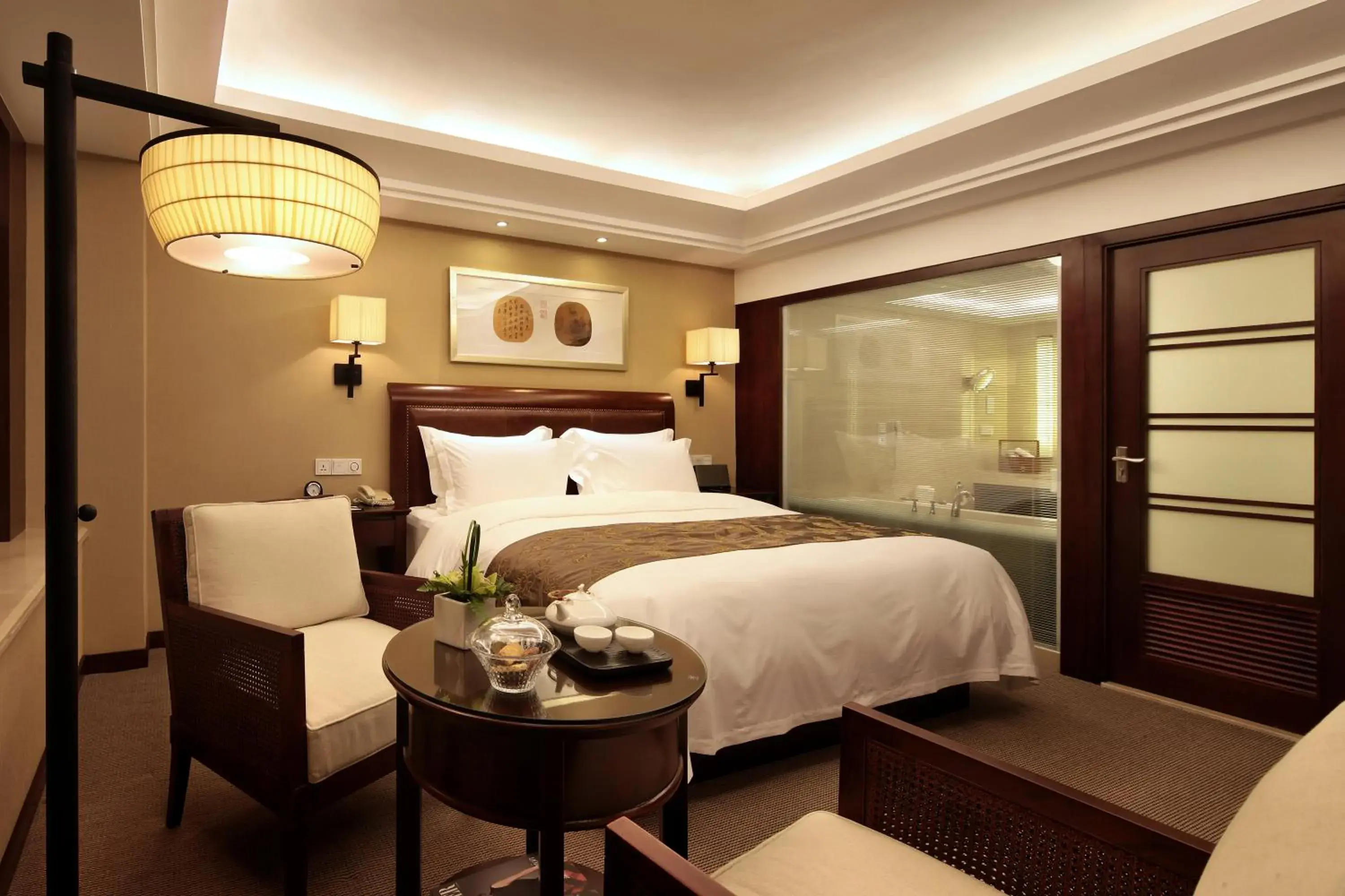 Bedroom, Bed in Narada Grand Hotel Zhejiang Bedroom, Bed in Narada Grand Hotel Zhejiang