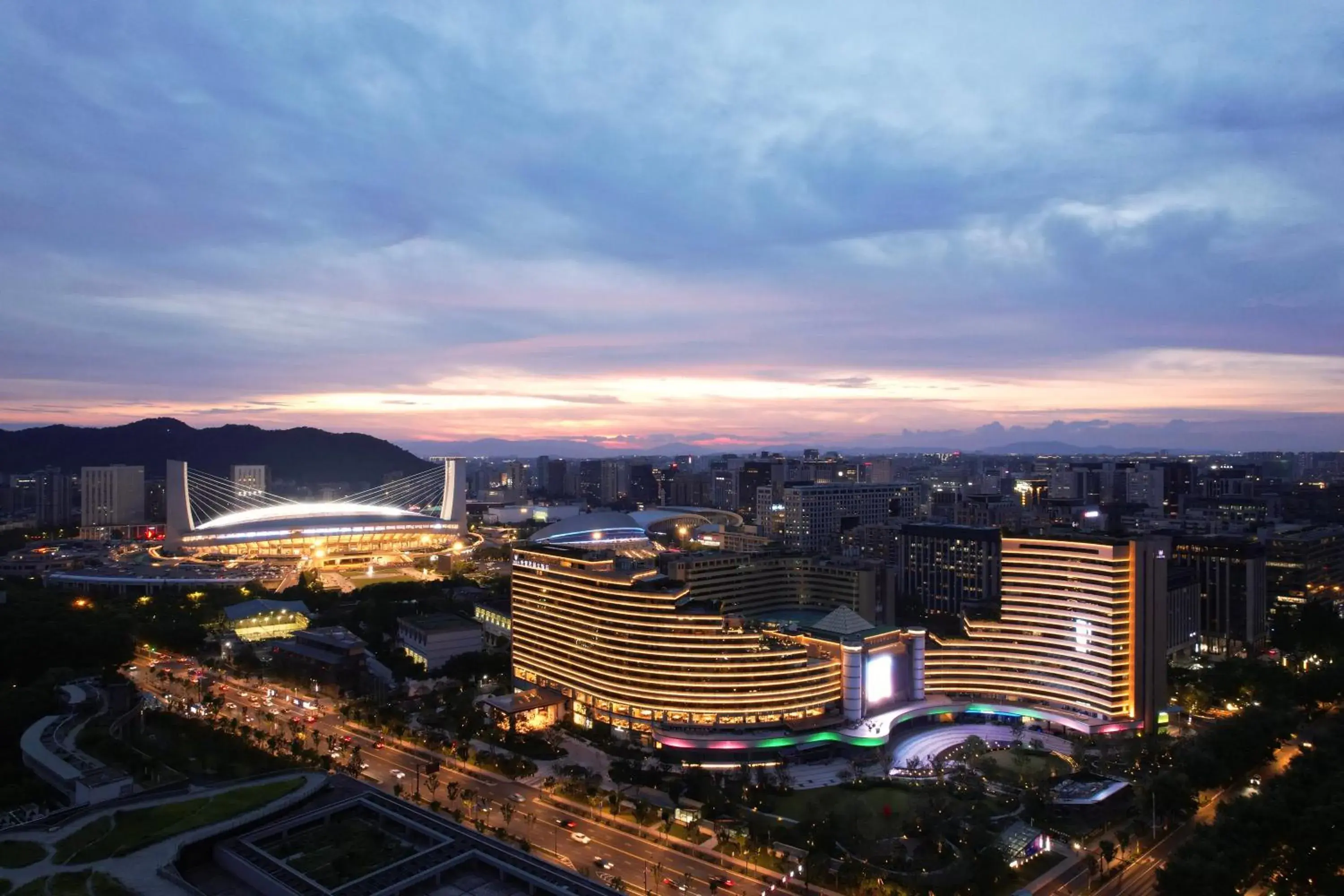 City view in Narada Grand Hotel Zhejiang City view in Narada Grand Hotel Zhejiang