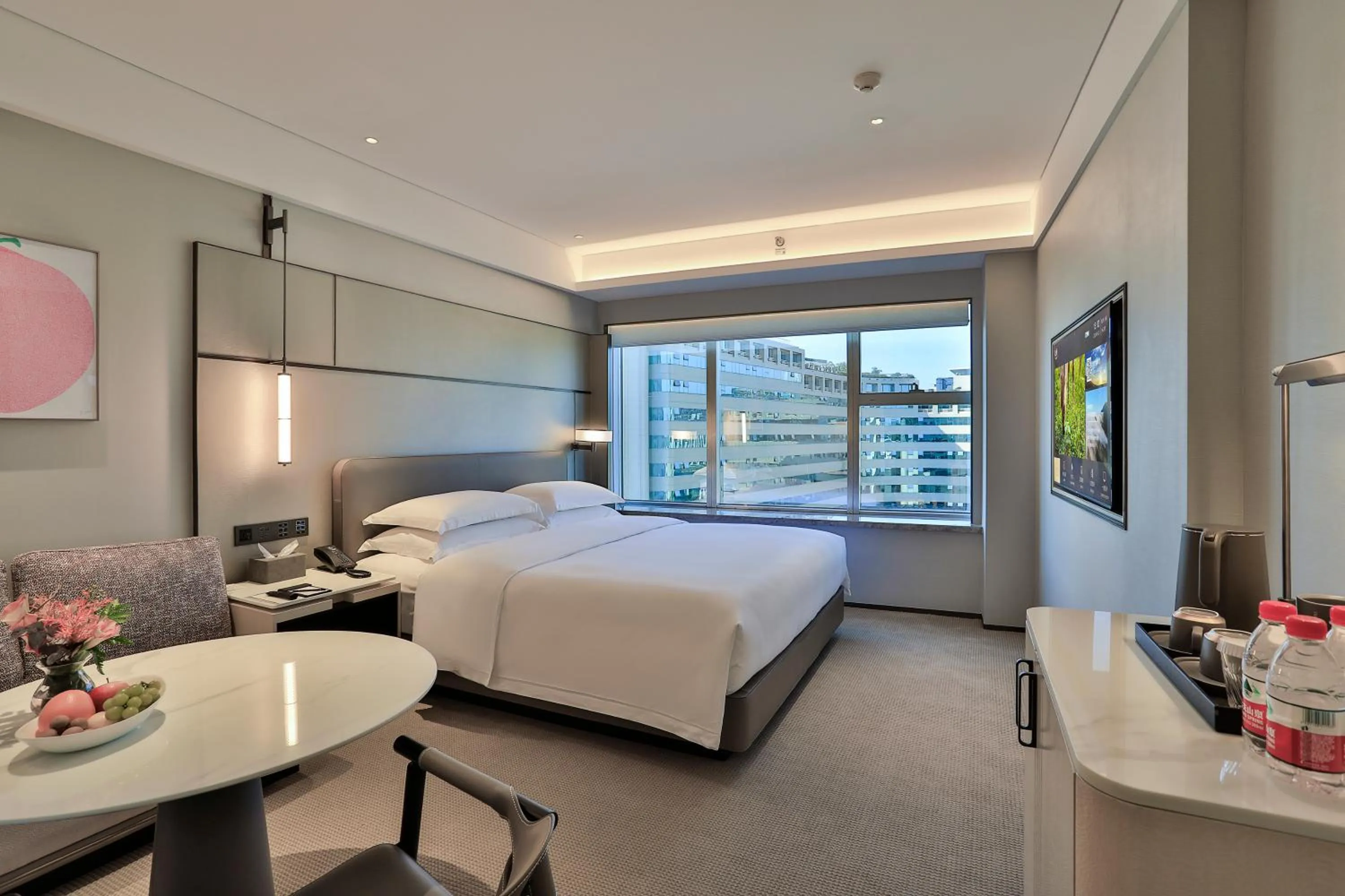 Bed in Zhejiang Narada Grand Hotel