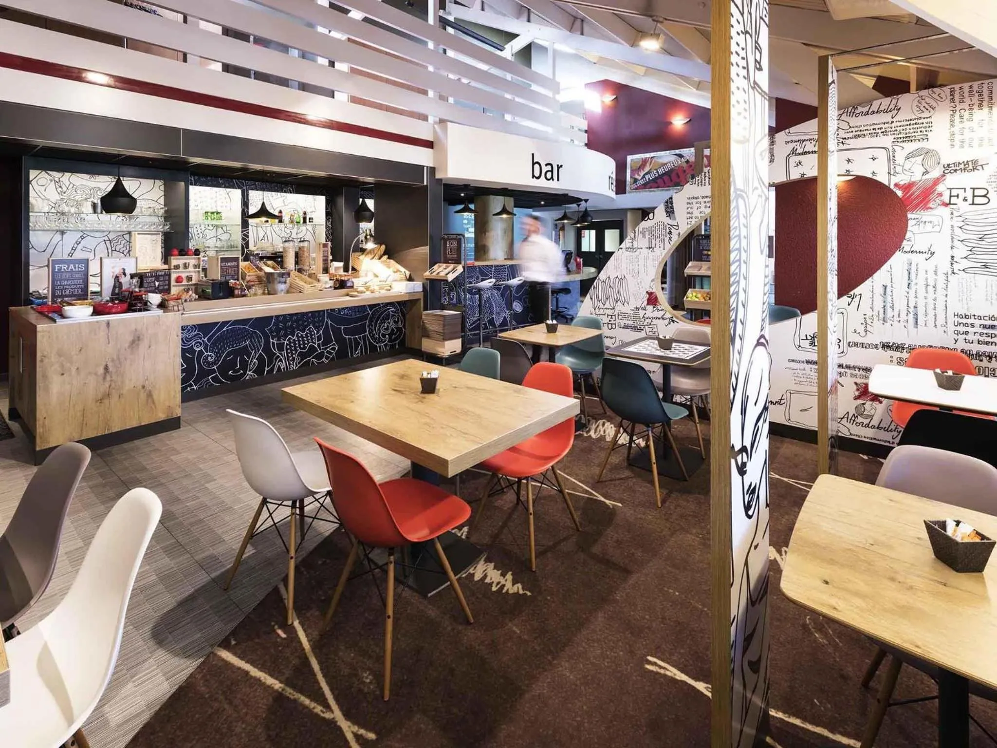 Restaurant/places to eat in ibis Montbéliard