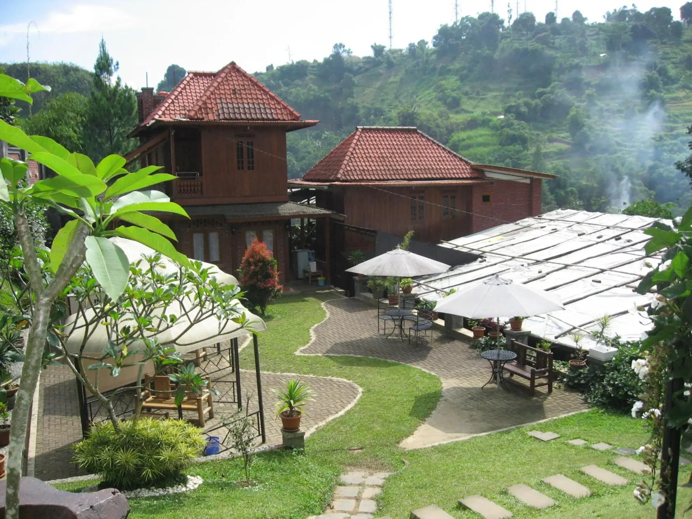 Facade/entrance in Bantal Guling Villa Facade/entrance in Bantal Guling Villa