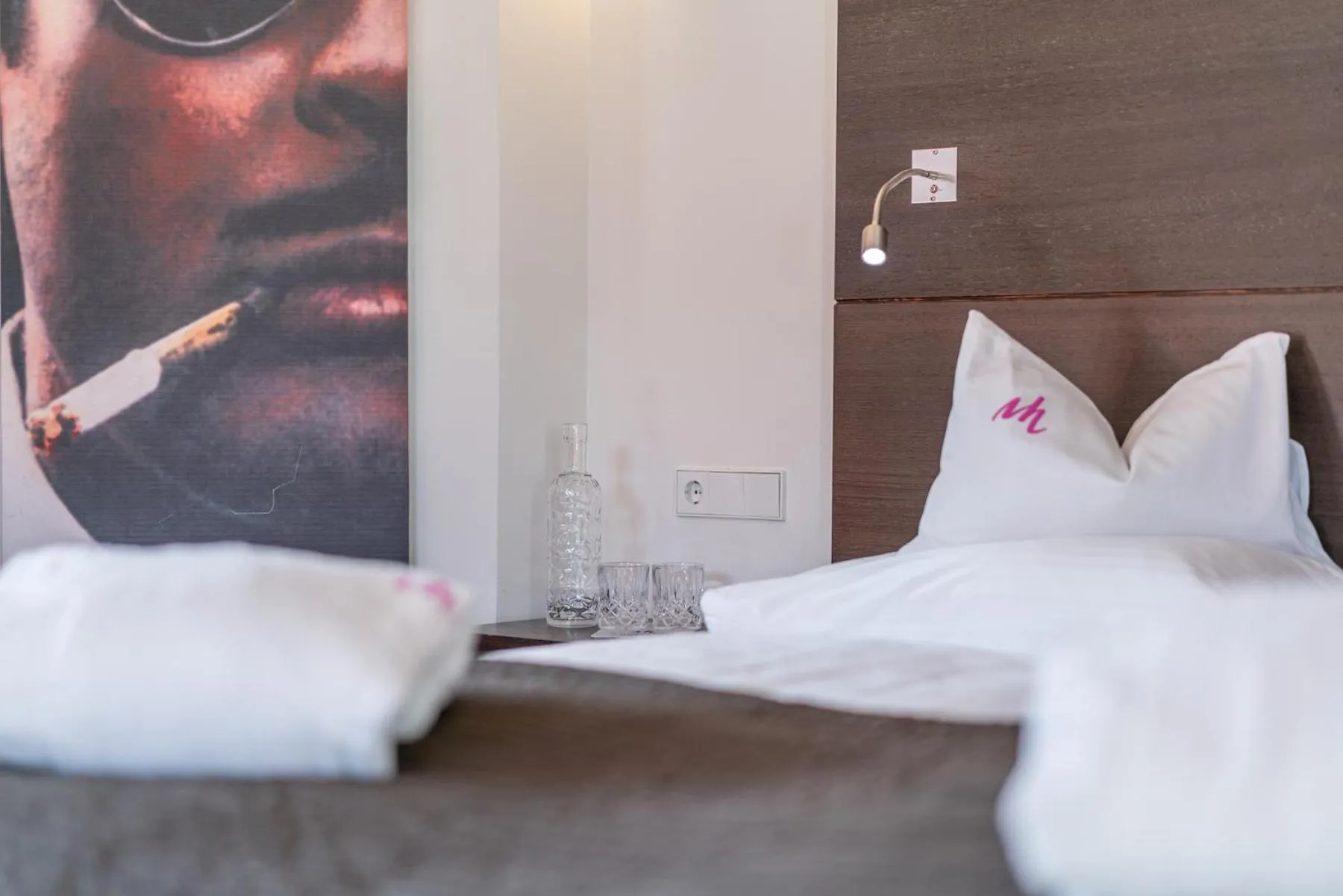 Bed in Alpin Art & Spa Hotel Naudererhof Superior