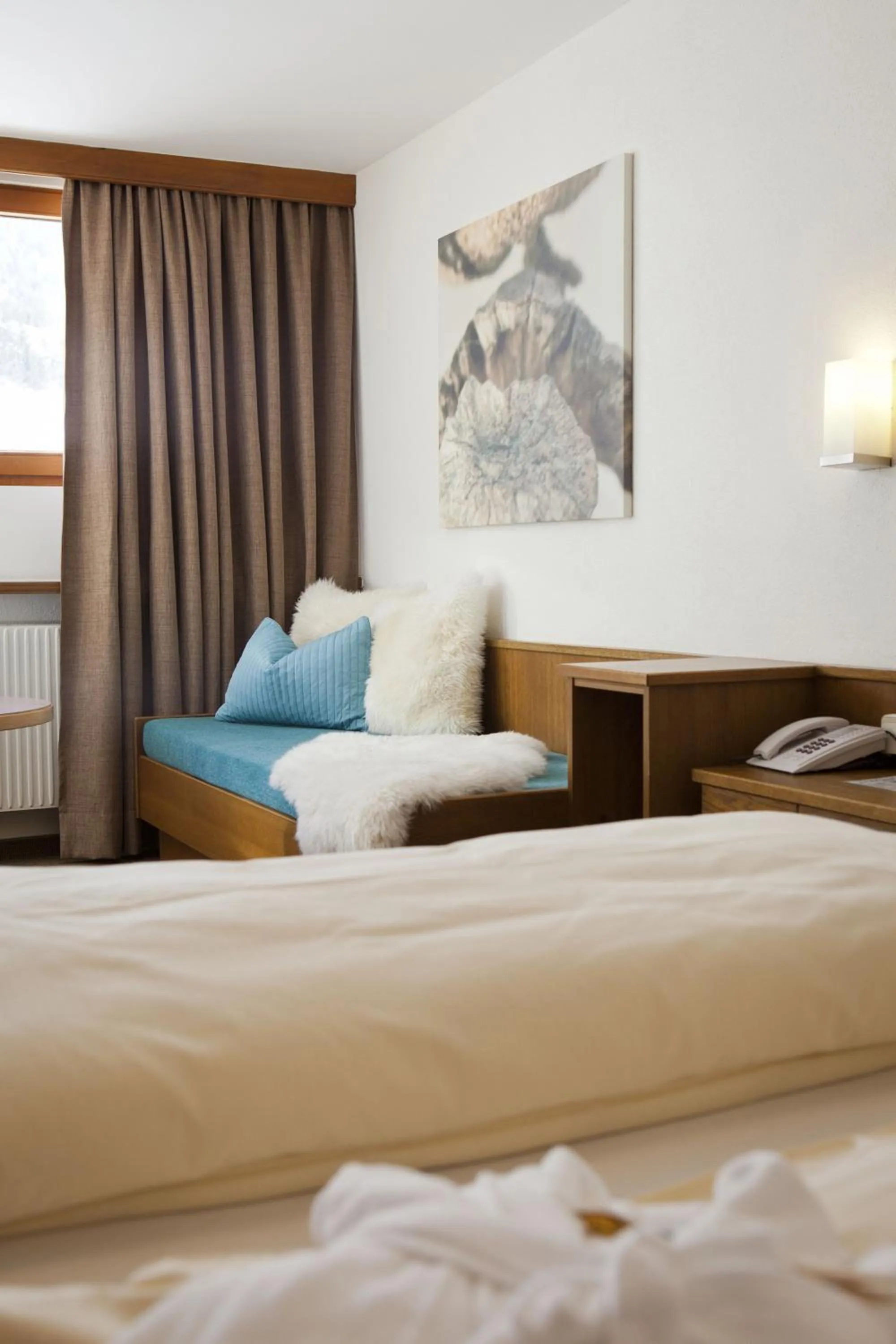 Bedroom, Bed in Alpin Art & Spa Hotel Naudererhof Superior