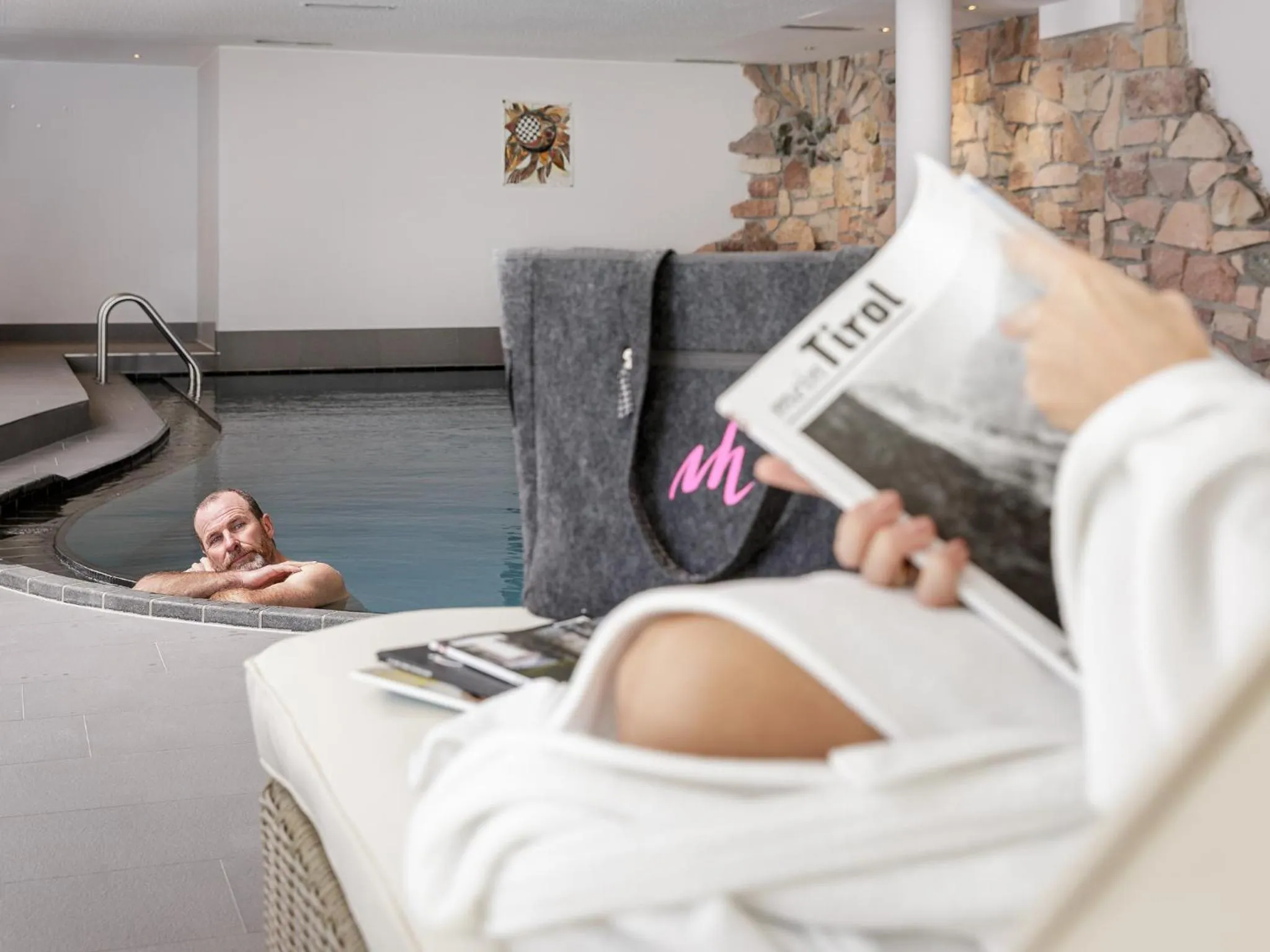 Swimming pool in Alpin Art & Spa Hotel Naudererhof Superior