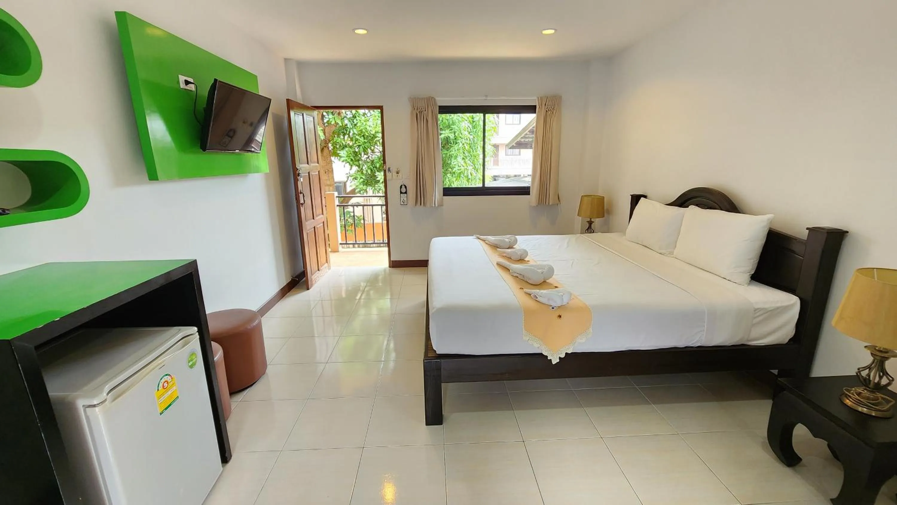 Bed in Panupong Hotel