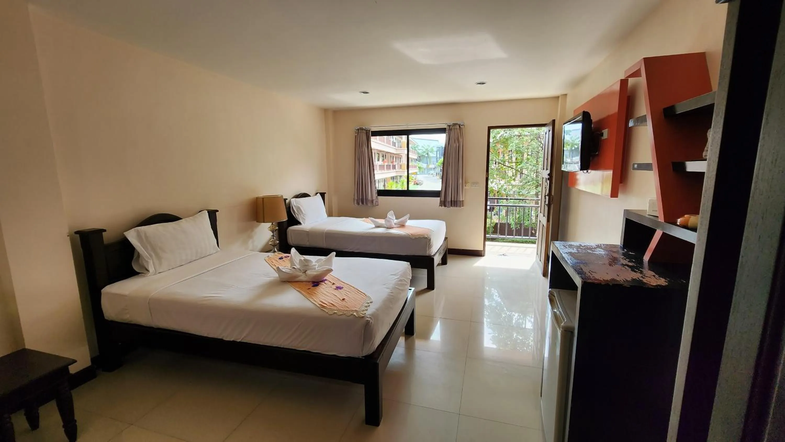 Bed in Panupong Hotel