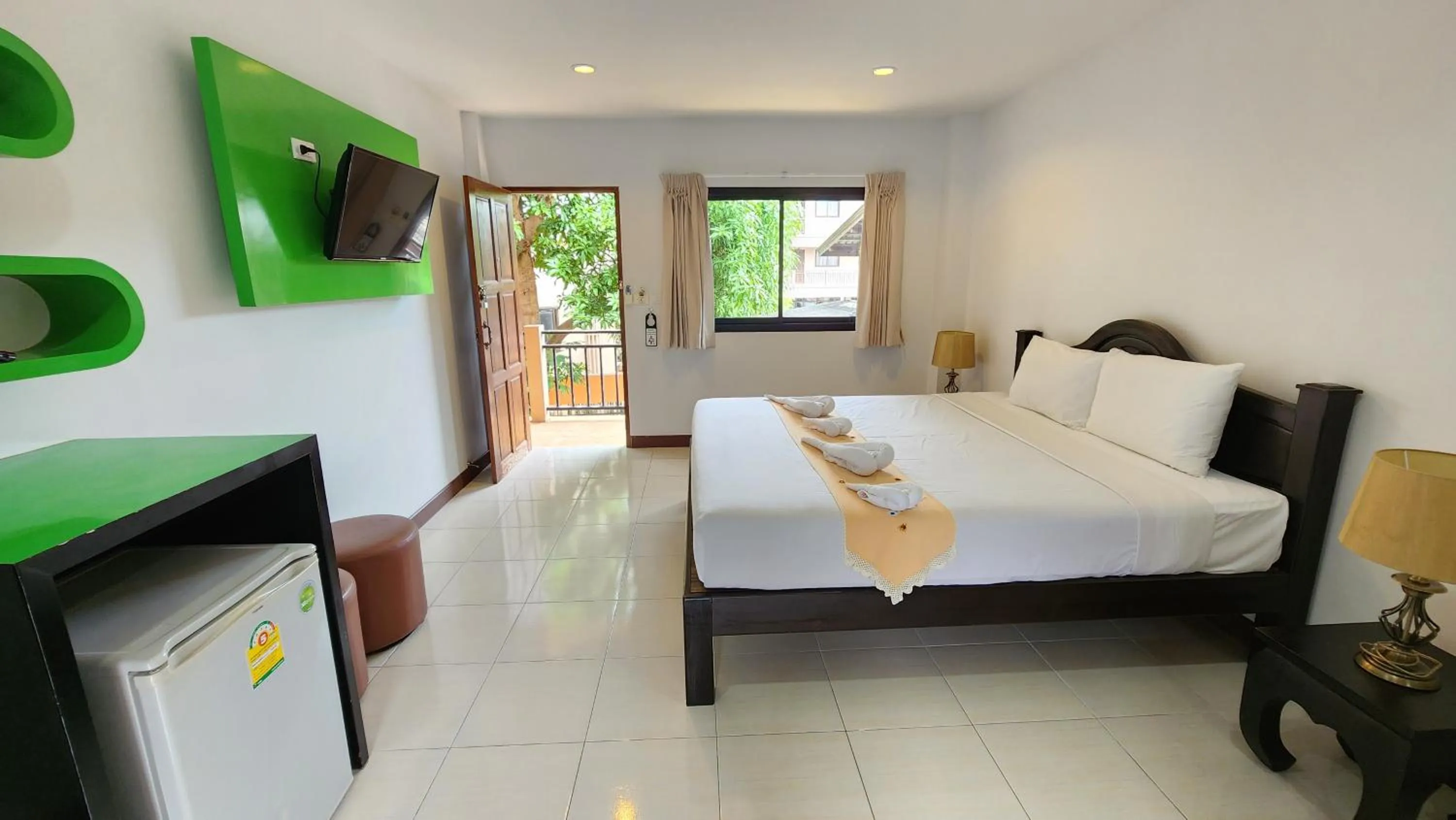 Bed in Panupong Hotel