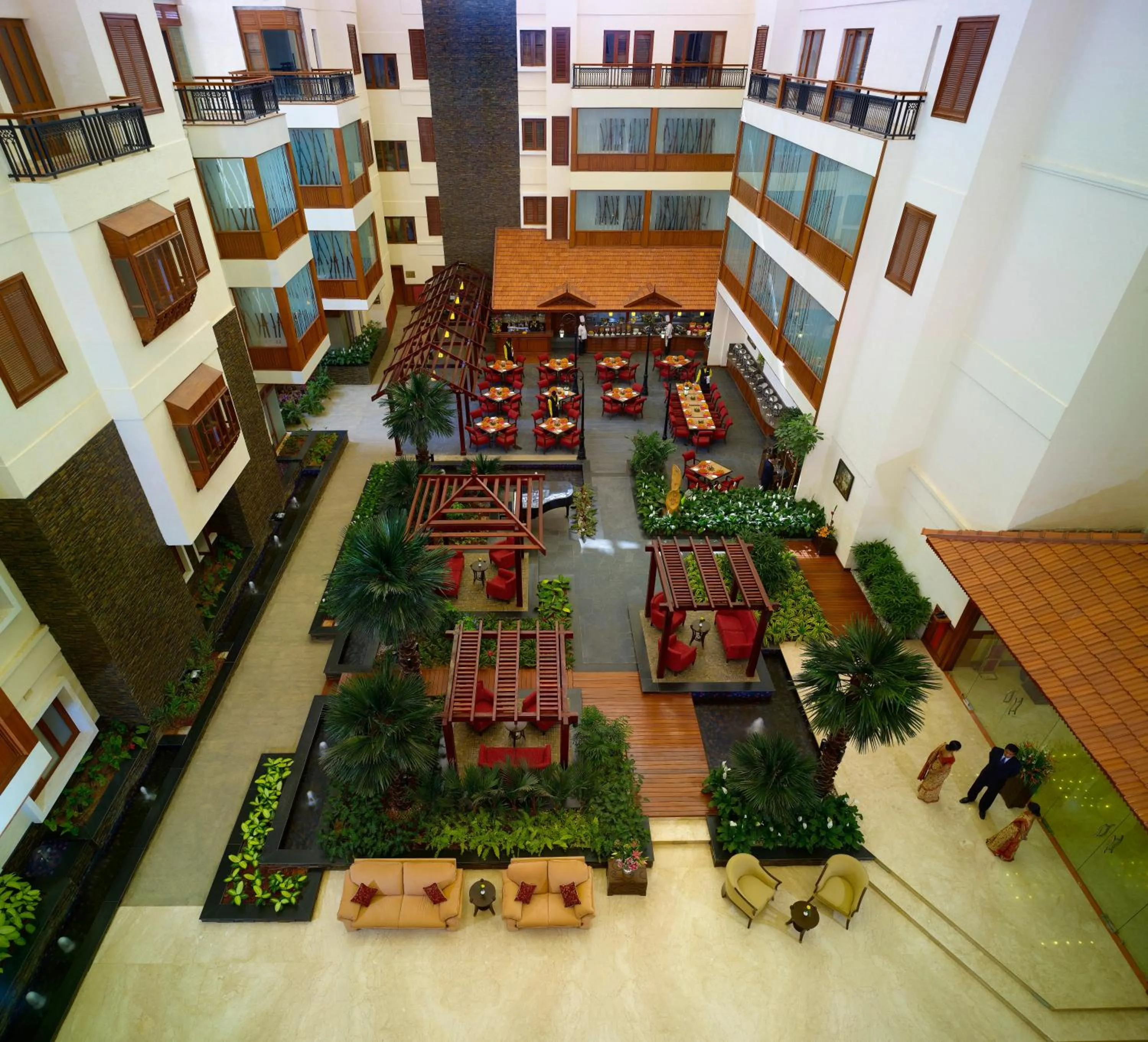 Bird's eye view in The Paul Bangalore