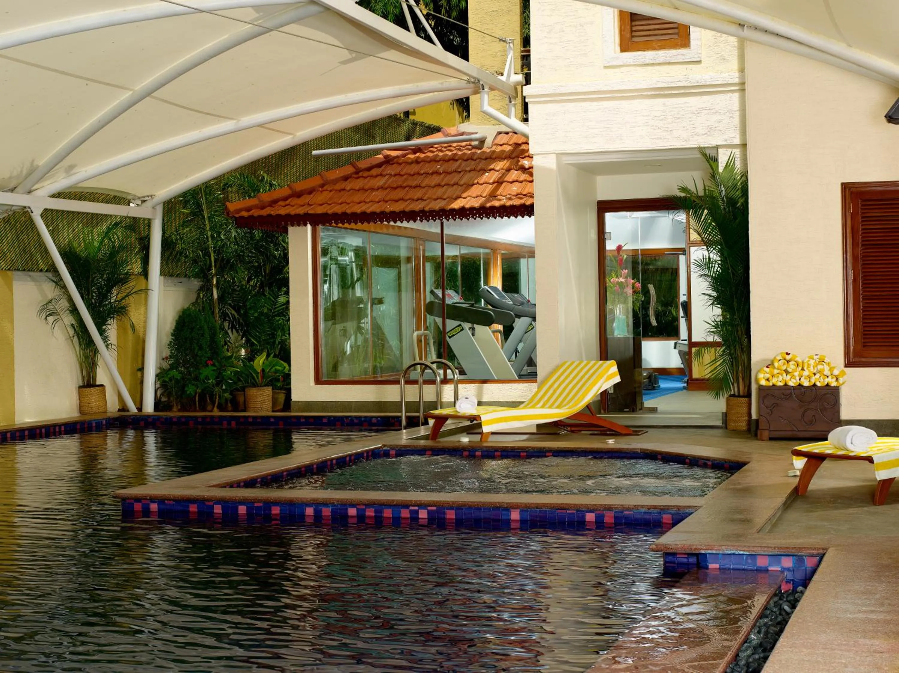 Swimming pool in The Paul Bangalore