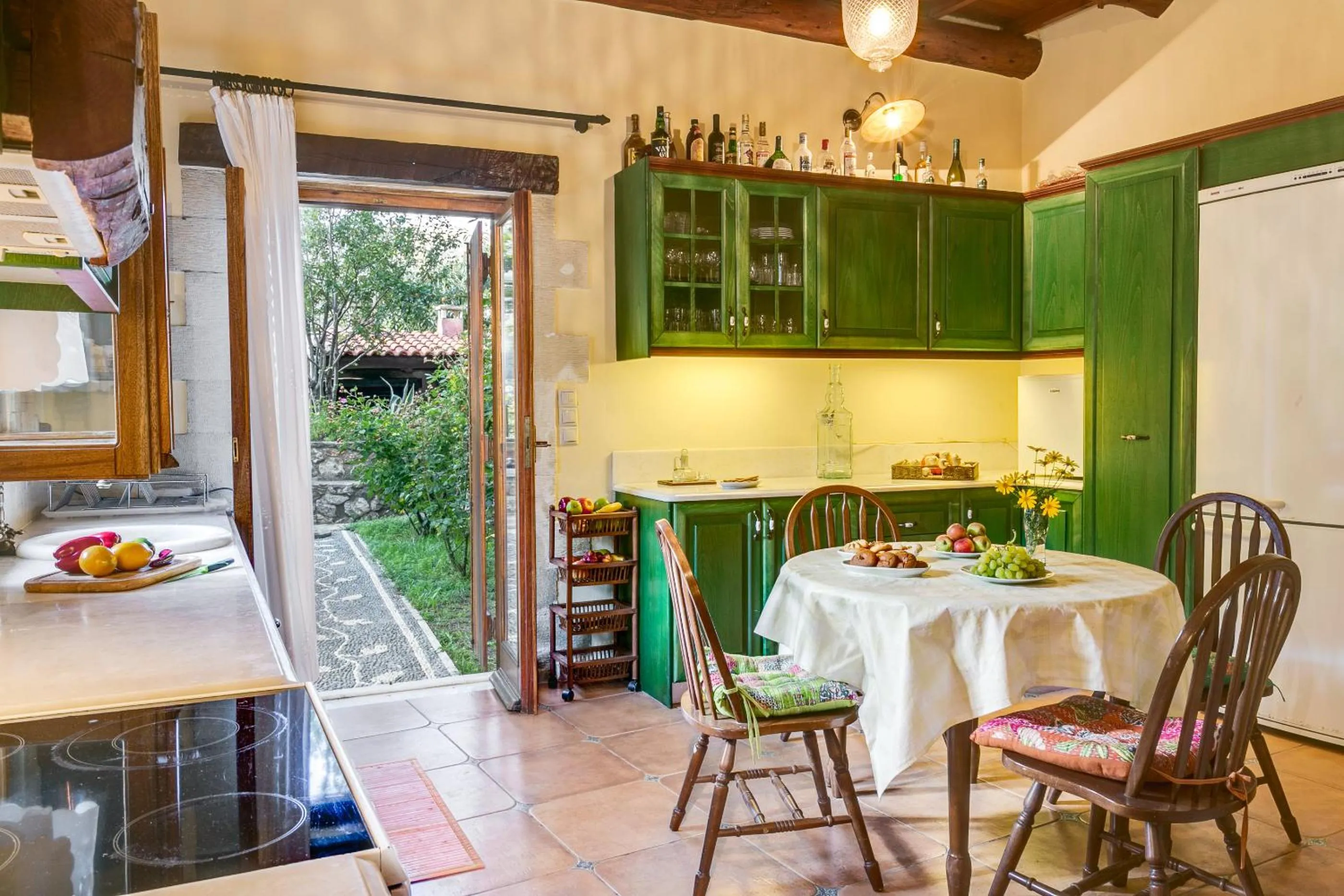 Garden view in Ifigenia Theriso Village