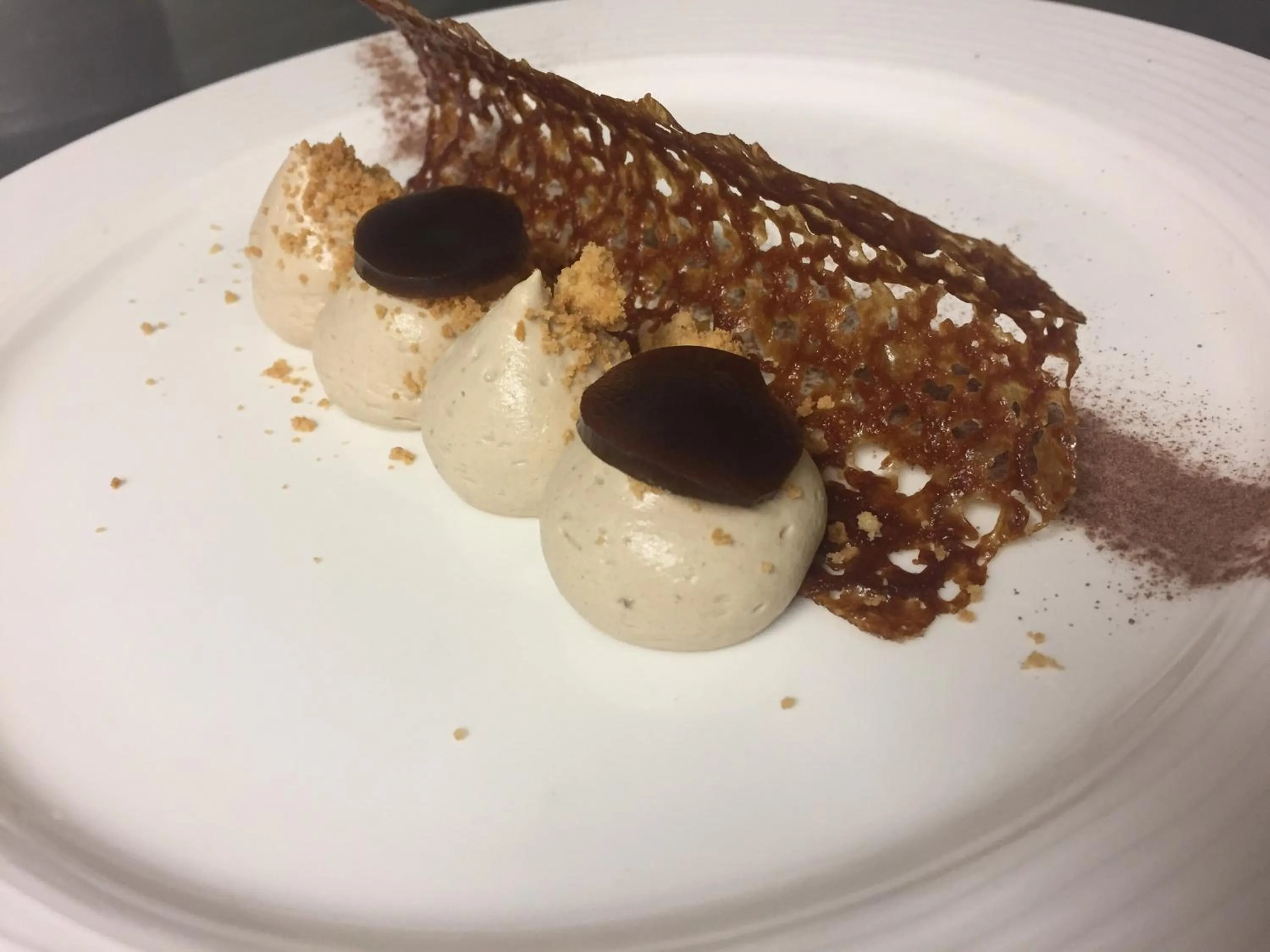 Food close-up in Hotel Restaurant La Martiniere