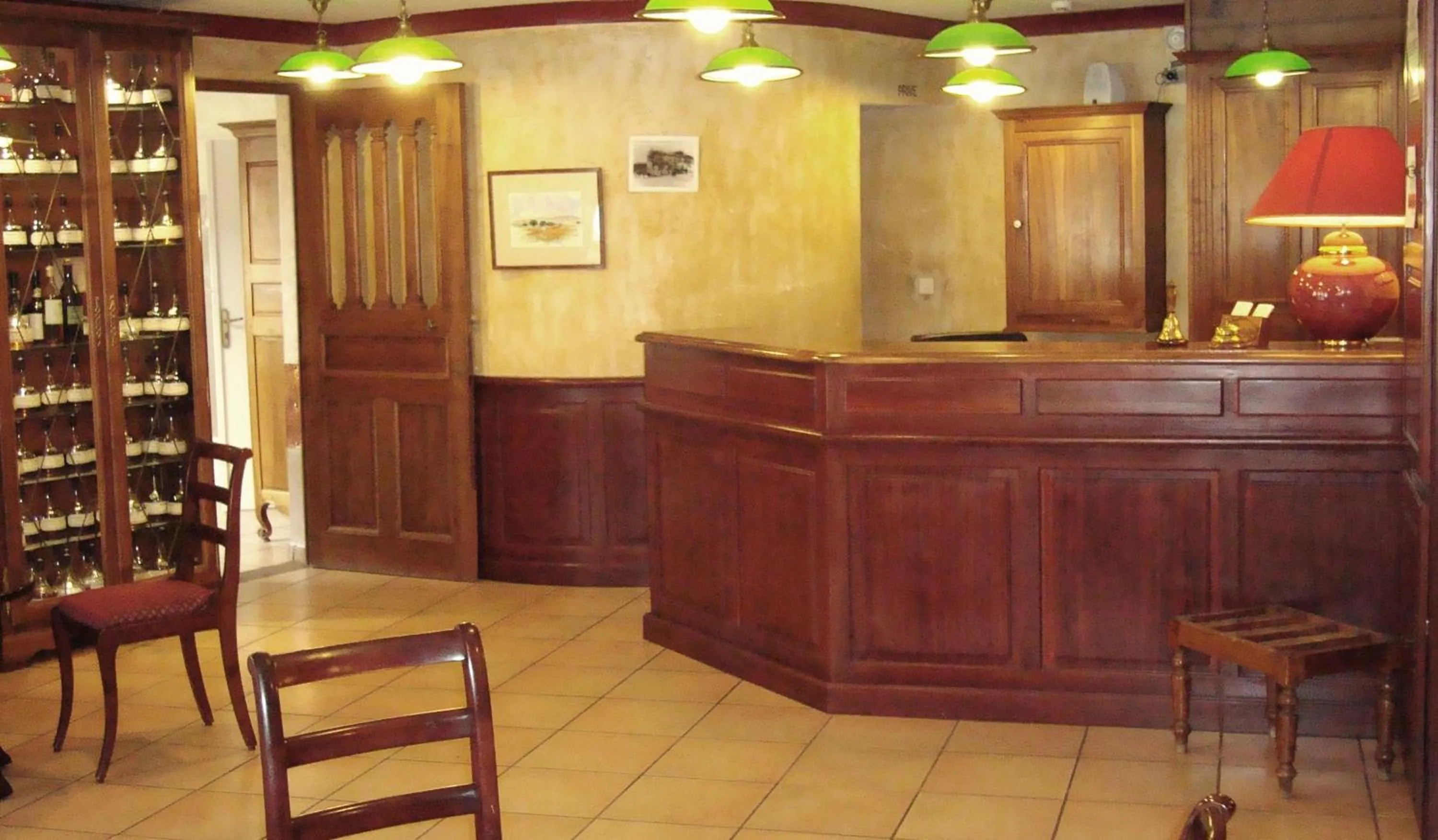 Lobby or reception in Hotel Restaurant La Martiniere