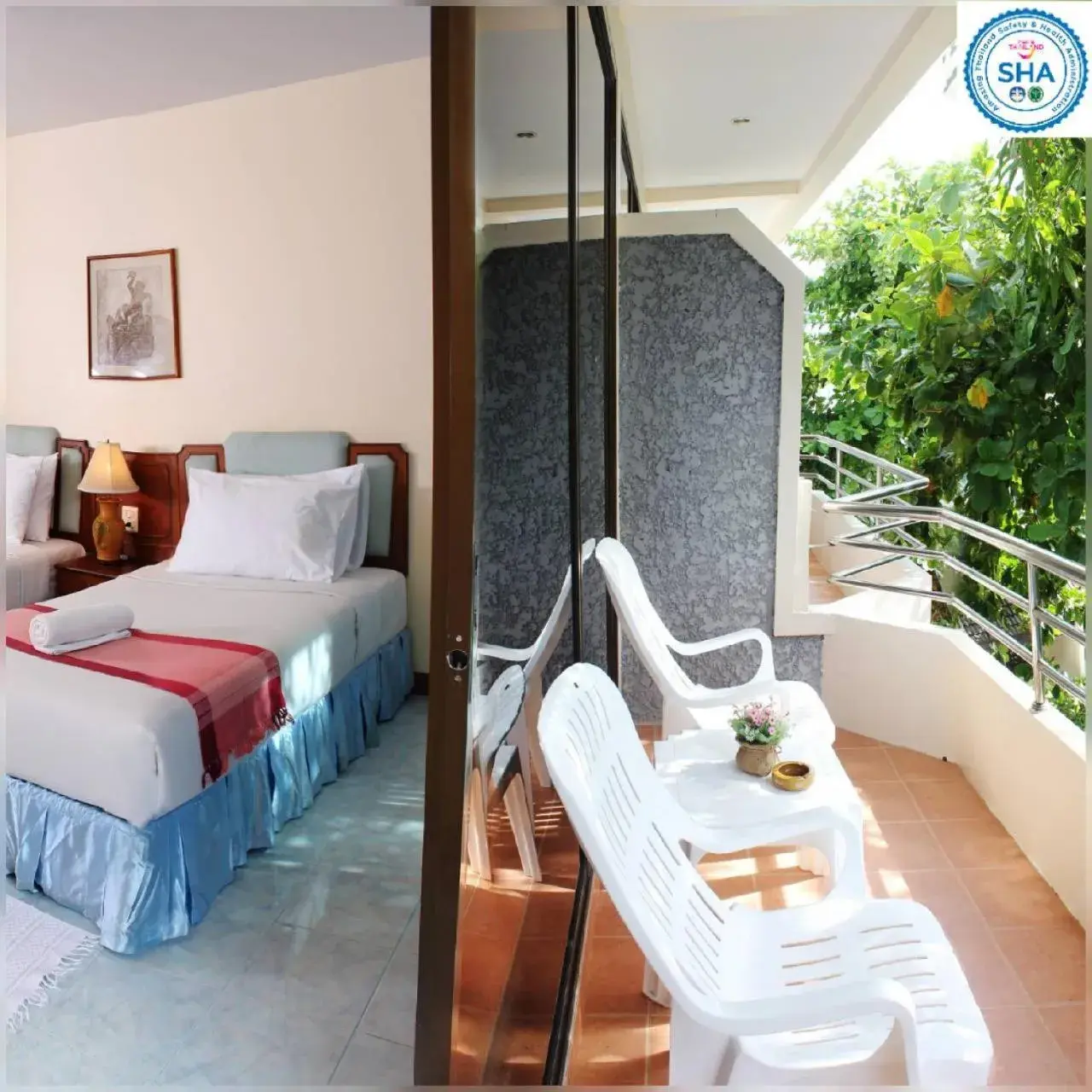 View (from property/room), Bed in Baan Pron Phateep View (from property/room), Bed in Baan Pron Phateep