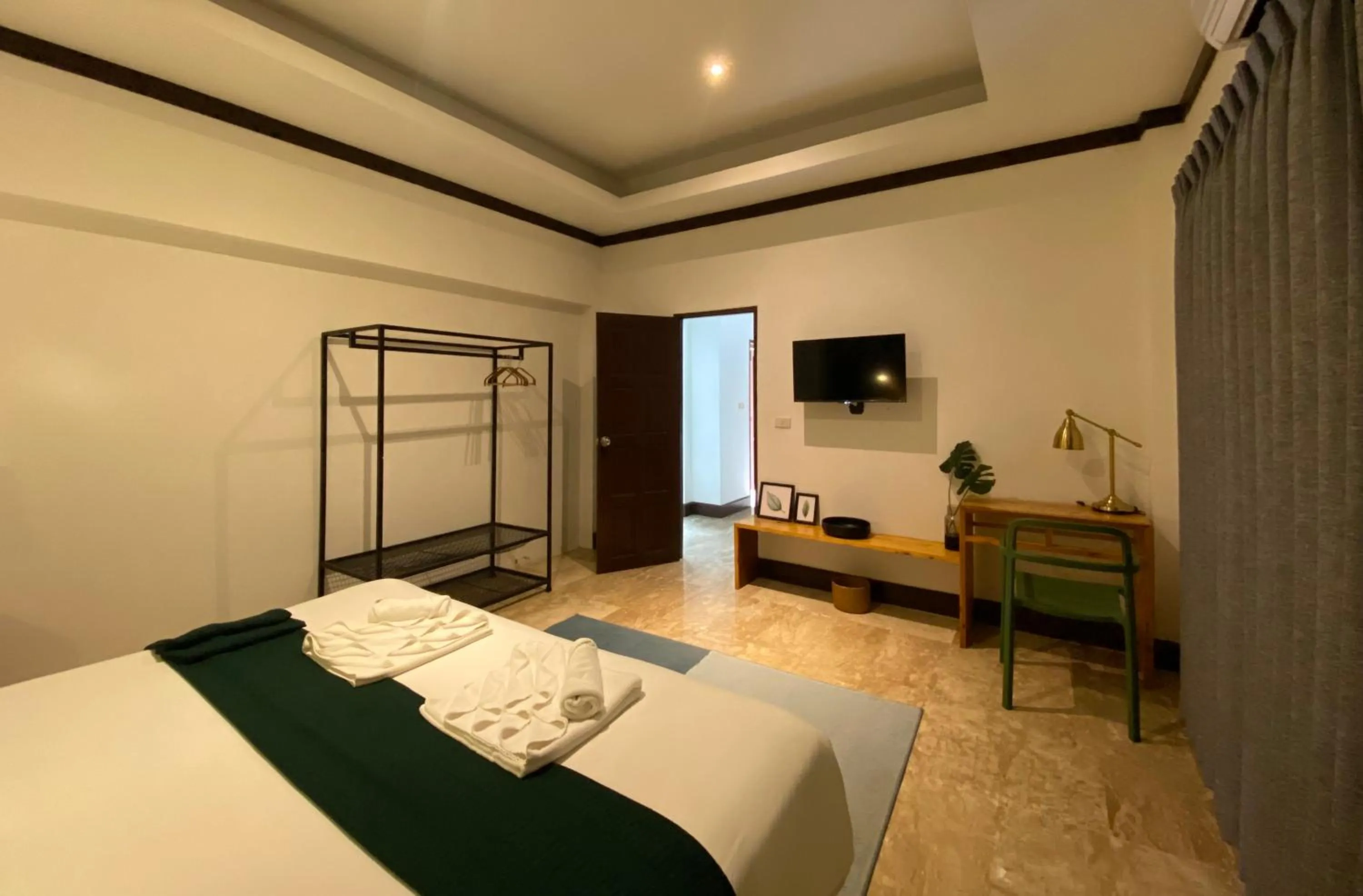 Bedroom, Bed in Baan Khao Hua Jook