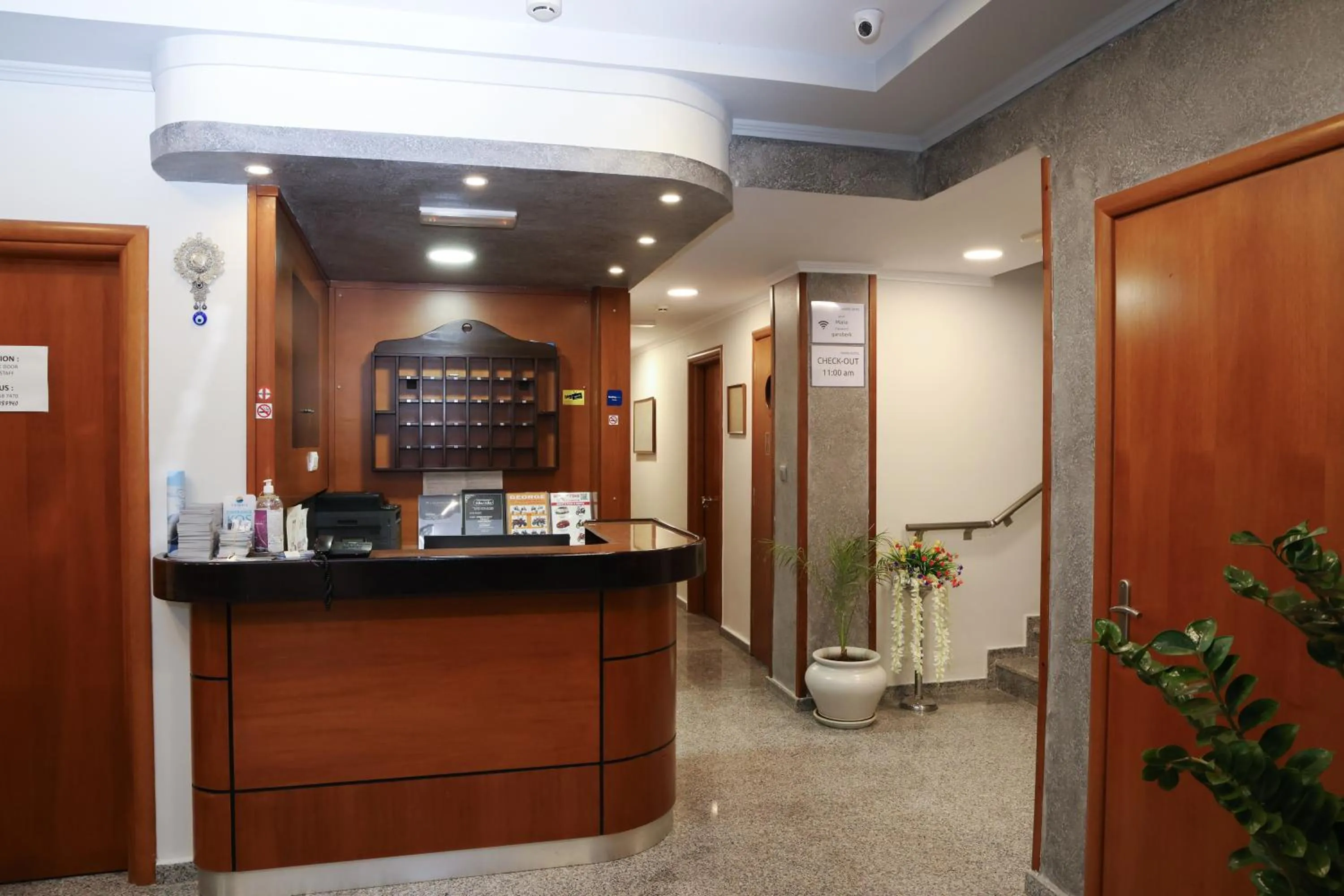 Lobby or reception in Marie Hotel