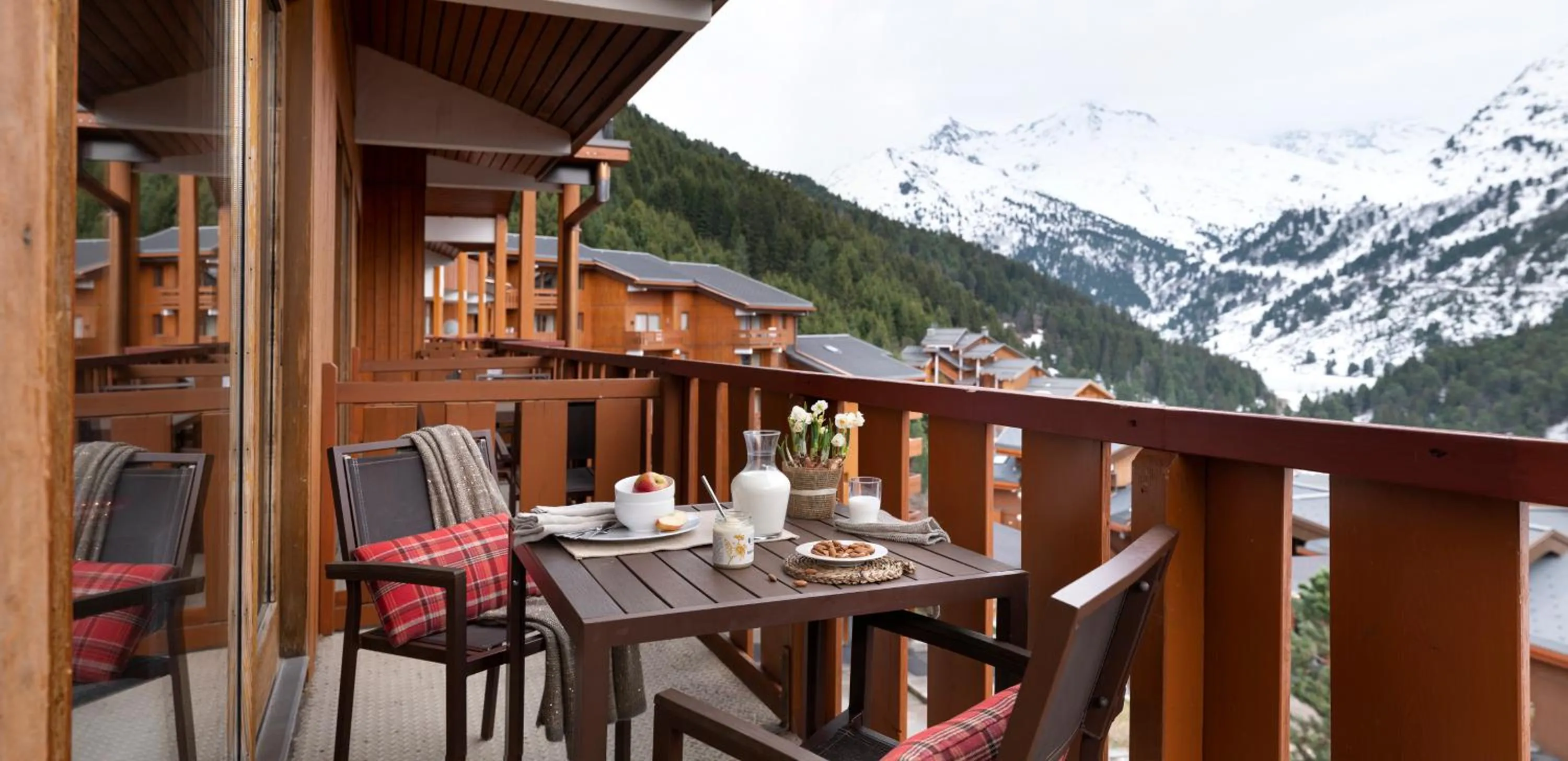 Patio in Résidence Pierre & Vacances Premium les Crets