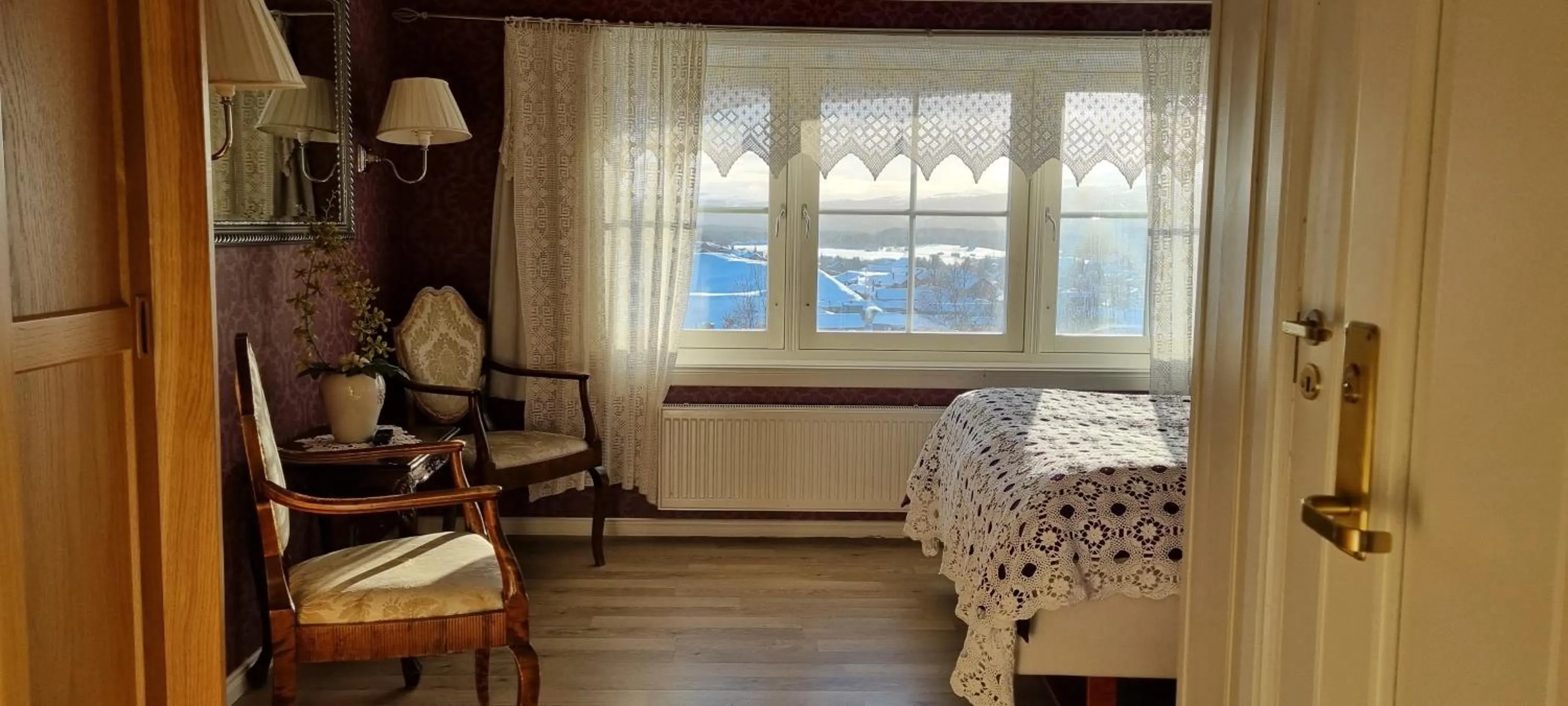 Bed in Erzscheidergaarden Hotell