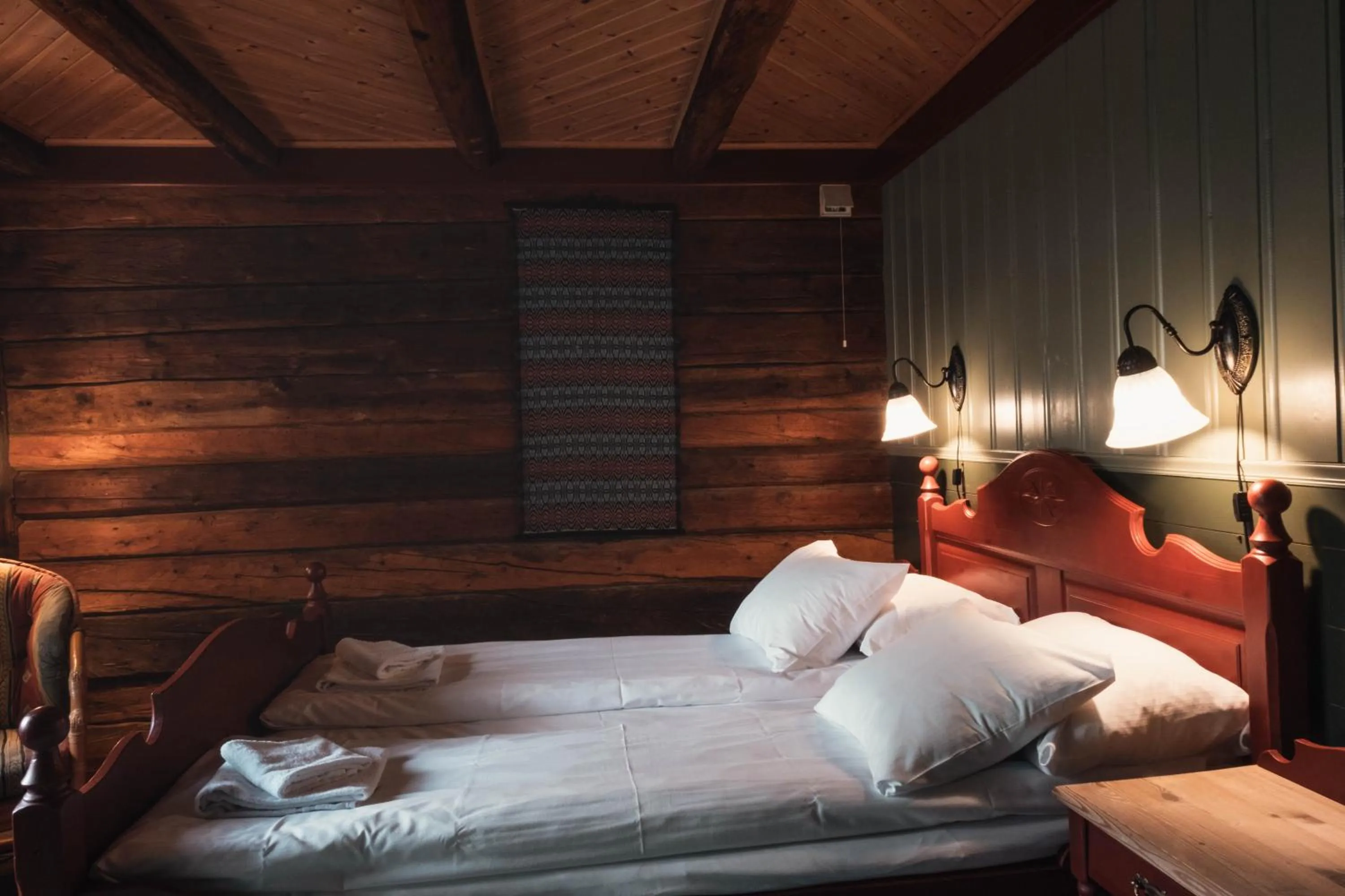 Bed in Erzscheidergaarden Hotell