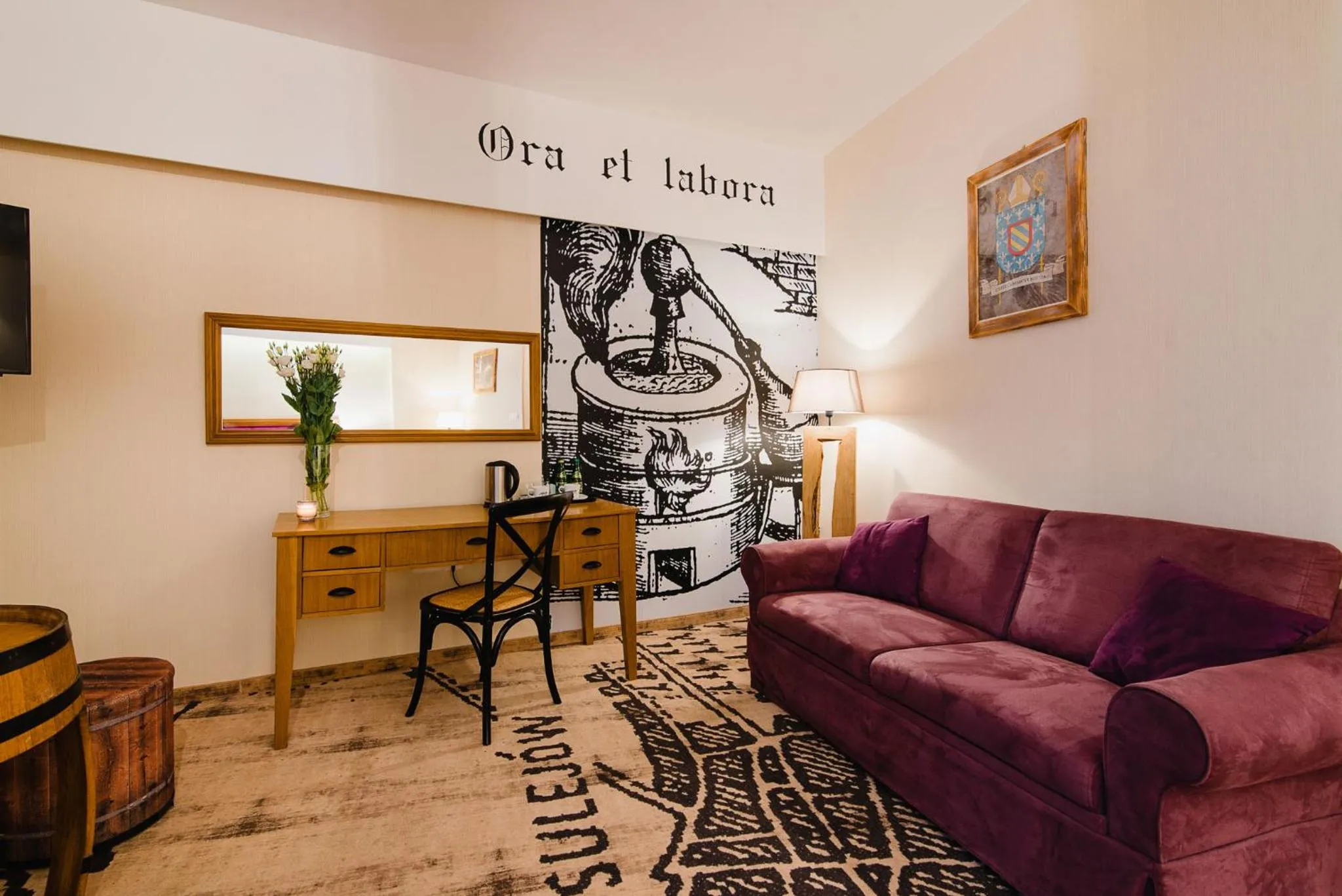 Seating area in Hotel Podklasztorze