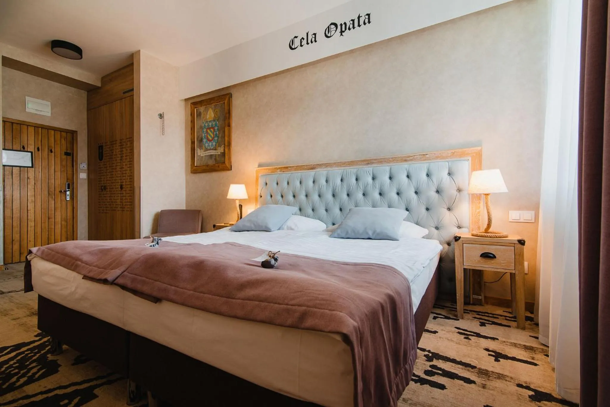 Bed in Hotel Podklasztorze