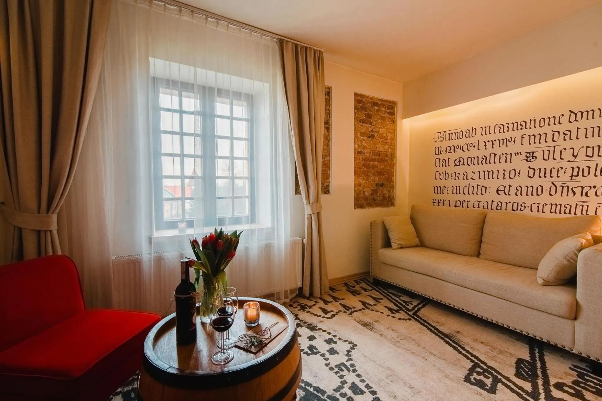 Seating area in Hotel Podklasztorze