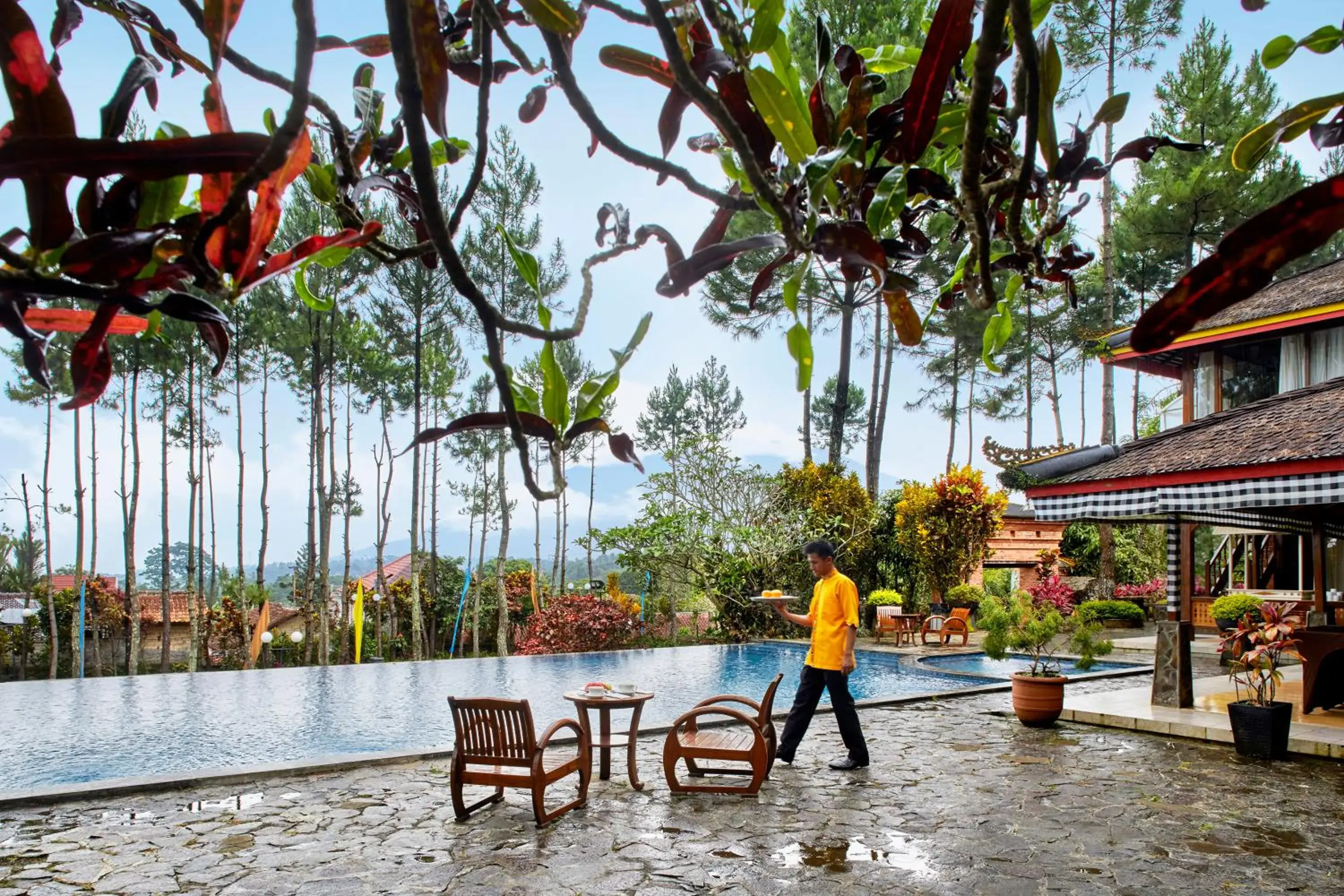 Swimming pool in Jambuluwuk Convention Hall & Resort Puncak Swimming pool in Jambuluwuk Convention Hall & Resort Puncak