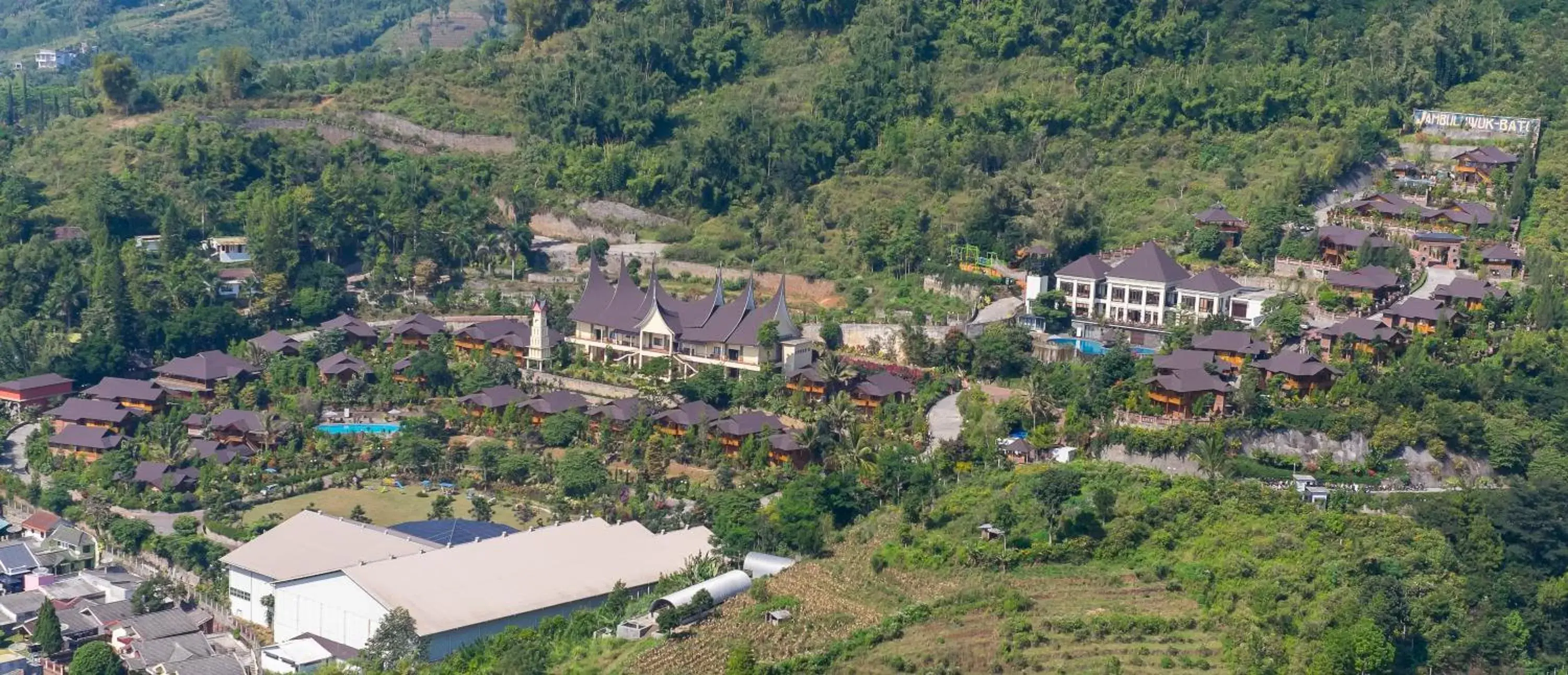 Bird's eye view in Jambuluwuk Convention Hall & Resort Batu Bird's eye view in Jambuluwuk Convention Hall & Resort Batu