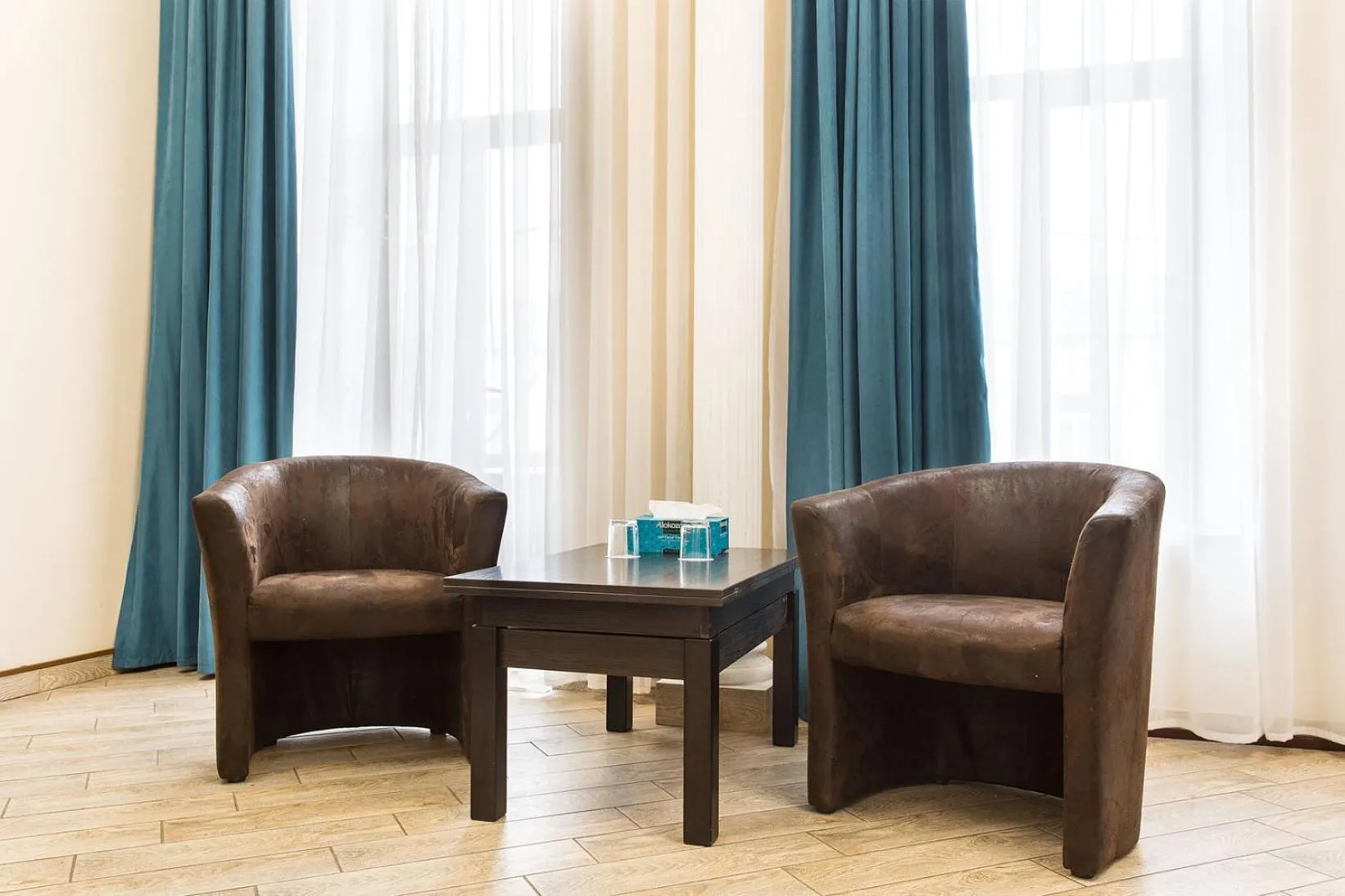 Seating area in Hotel Baron