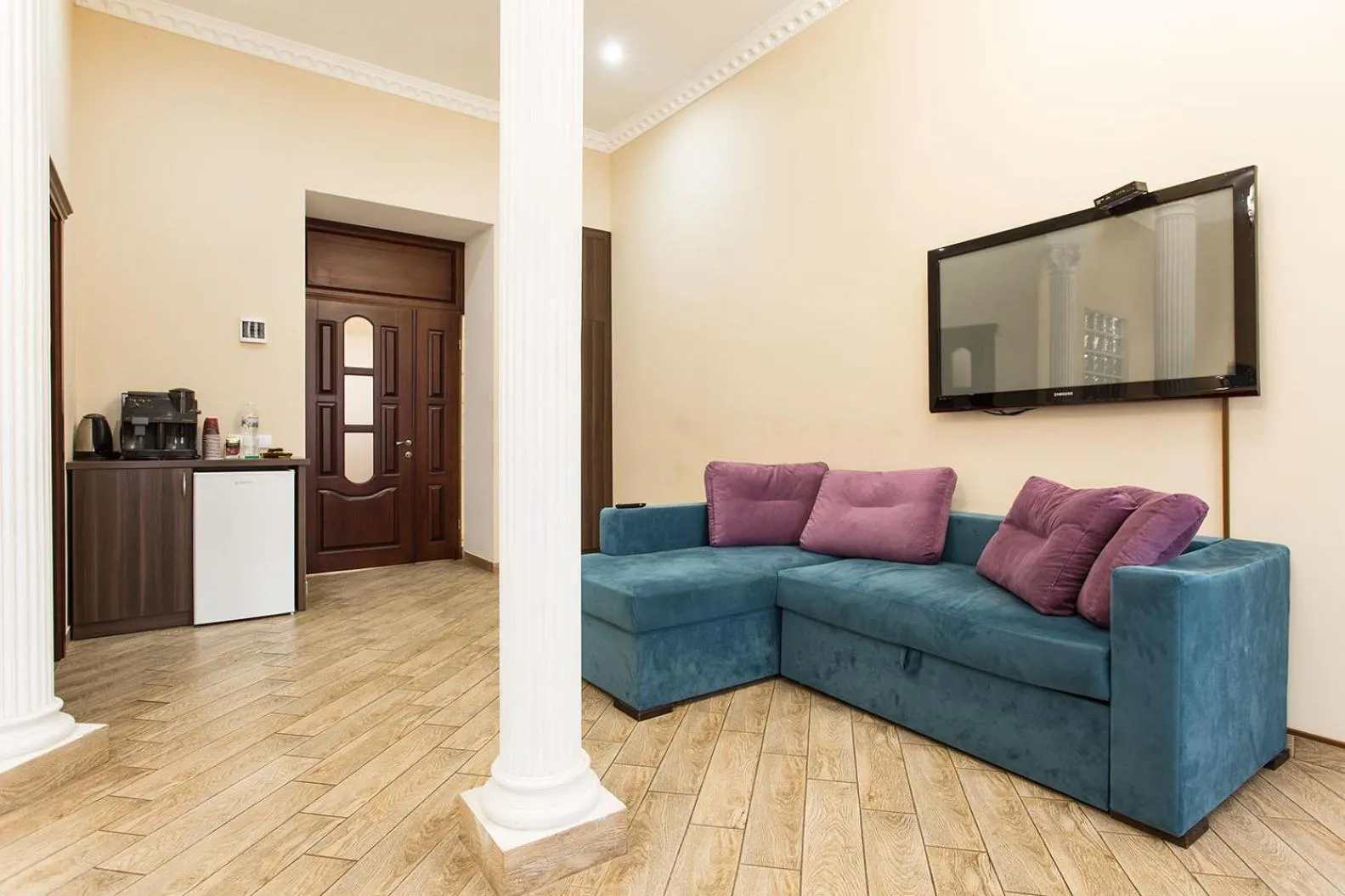 Seating area in Hotel Baron