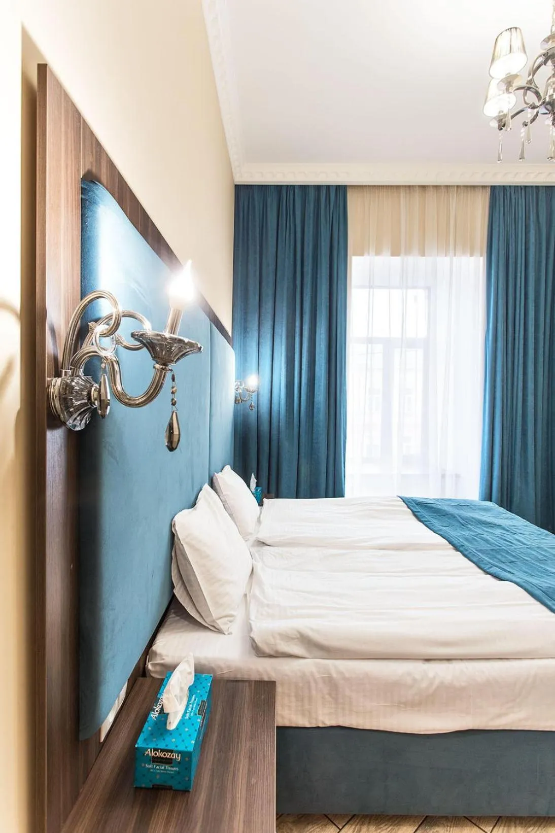 Bed in Hotel Baron