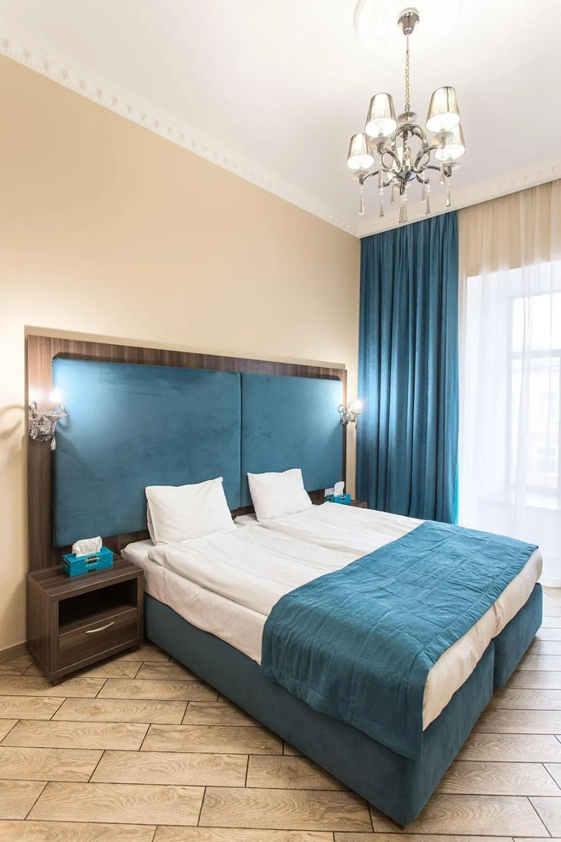 Bed in Hotel Baron