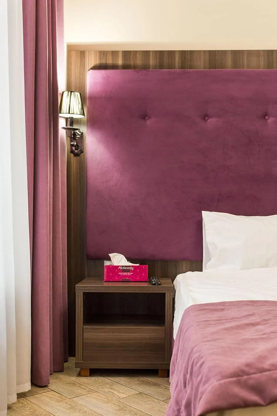 Bed in Hotel Baron
