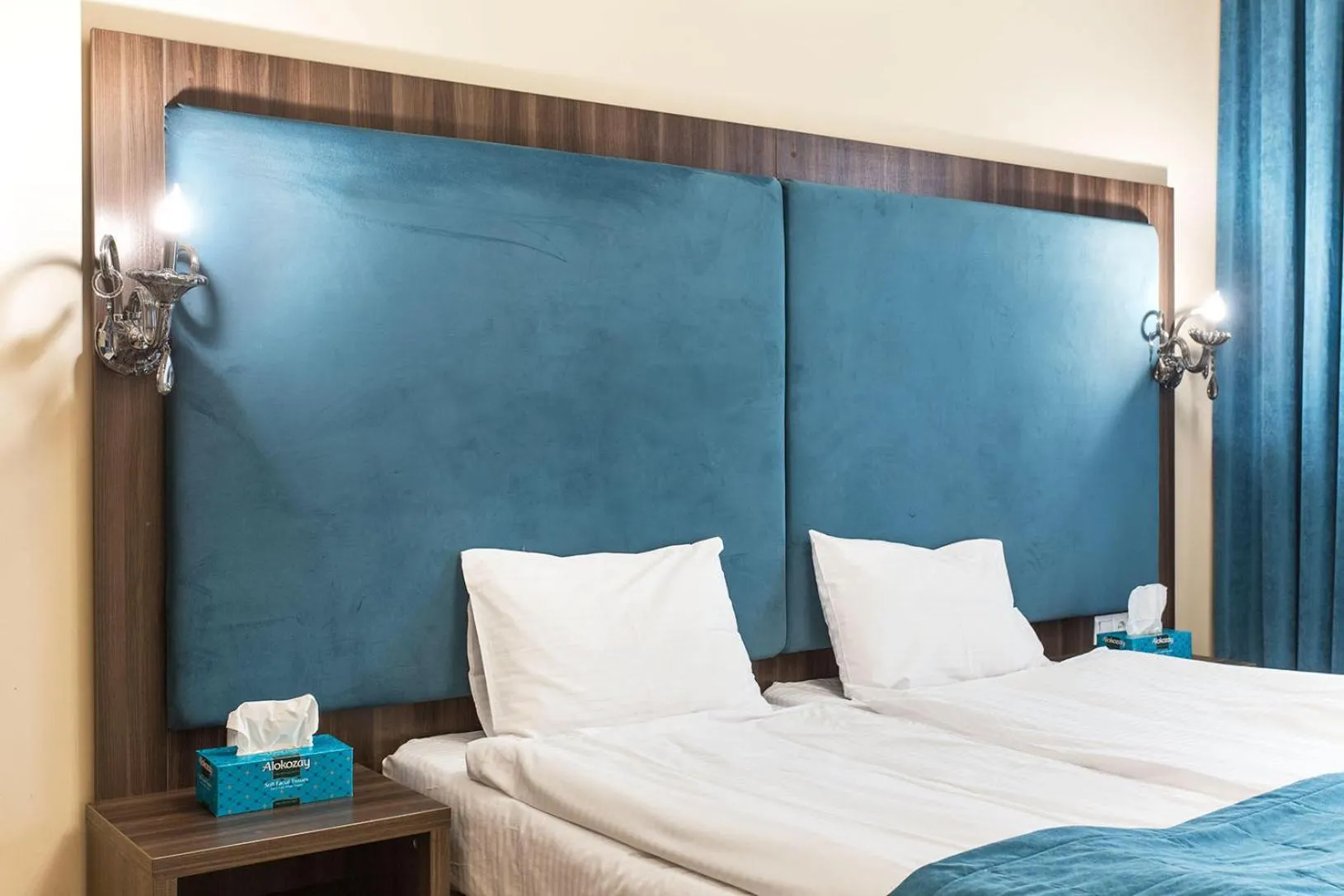 Bed in Hotel Baron