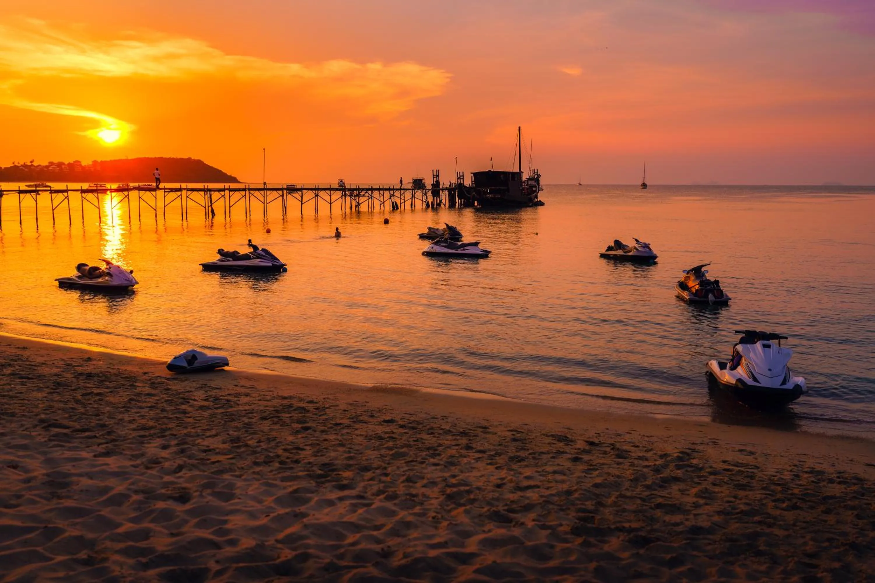 Sunset in Samui Pier Beach Front & Resort