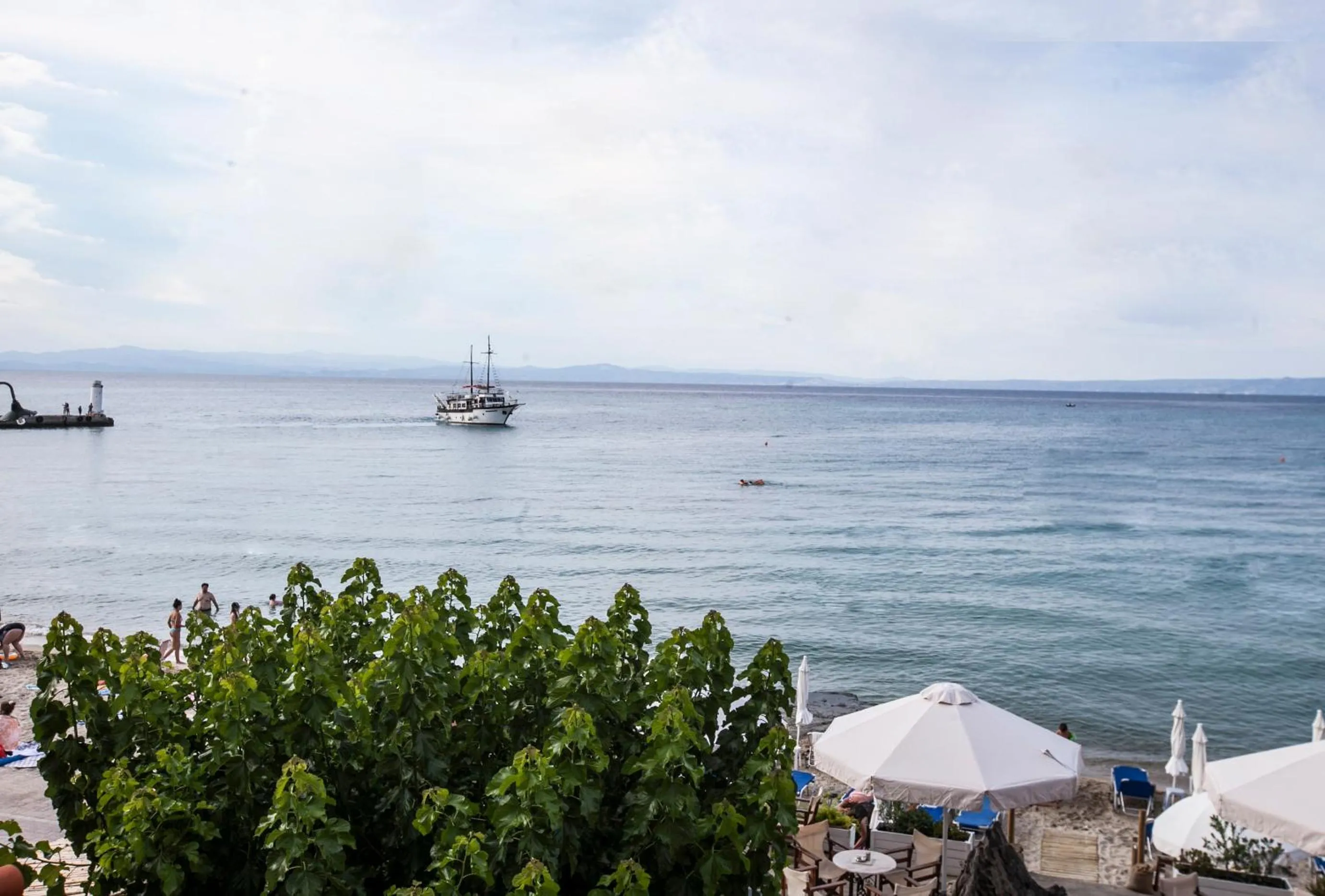 Beach in Xenios Hotel