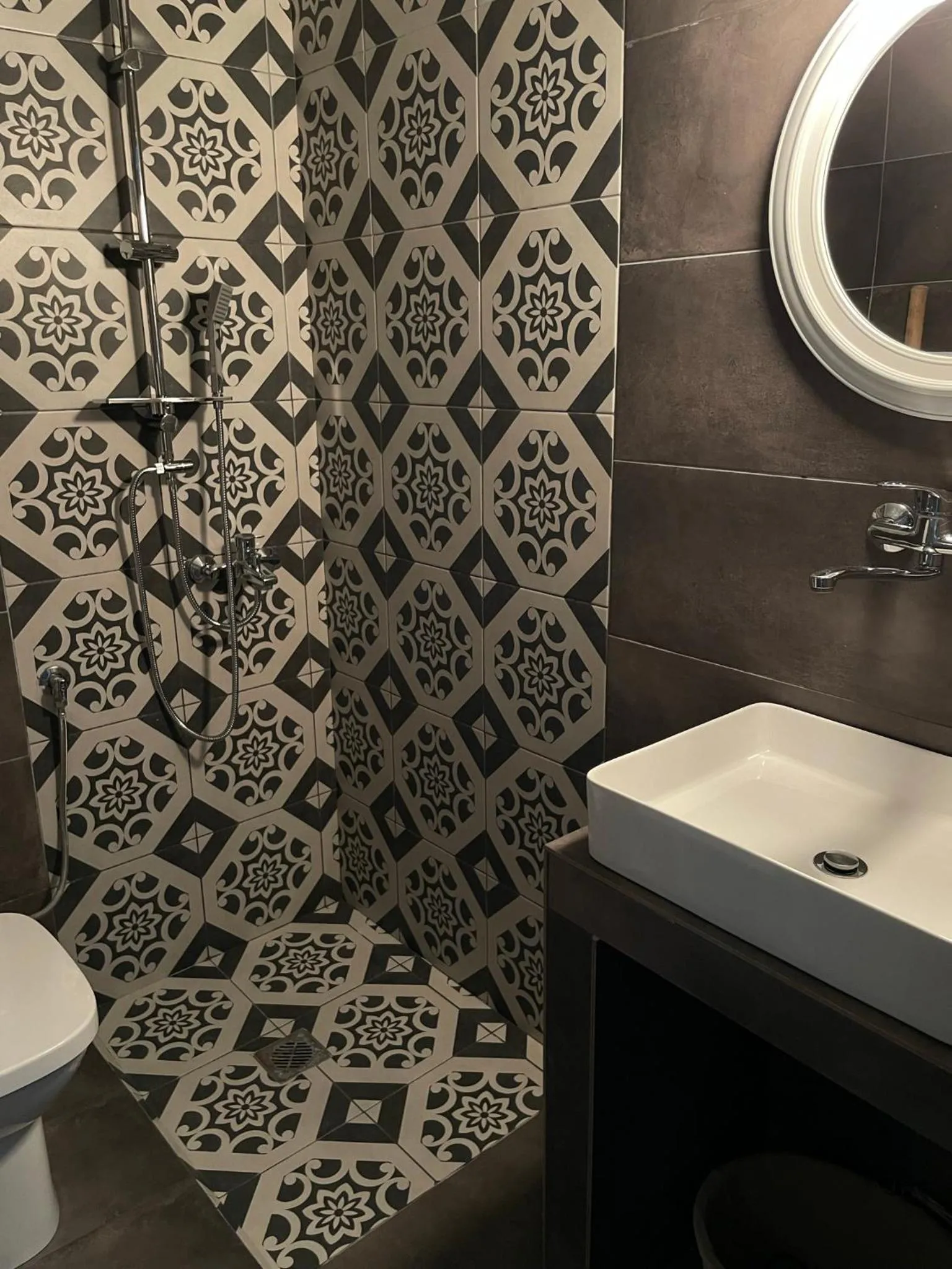 Toilet in Xenios Hotel