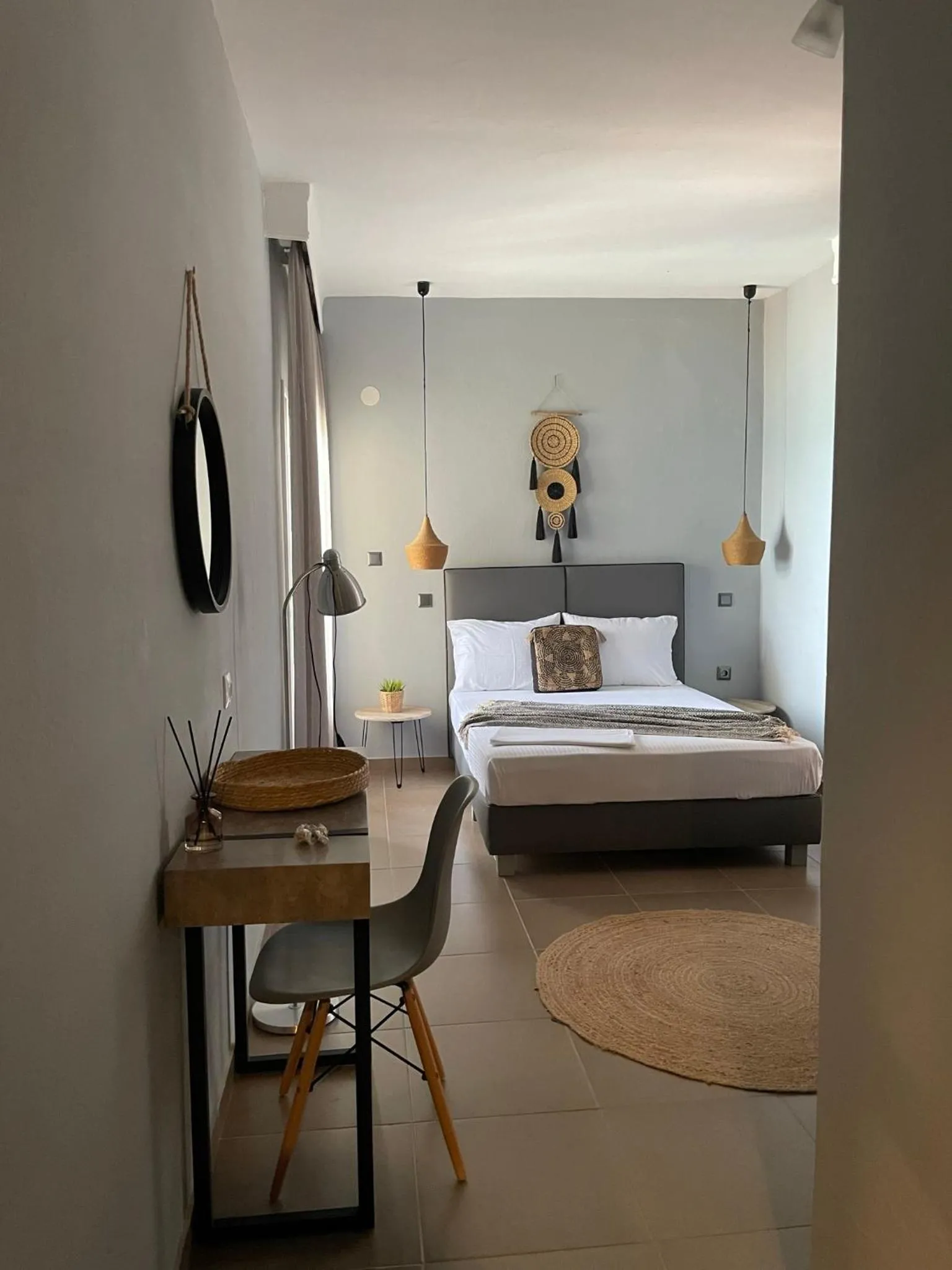 Bed in Xenios Hotel