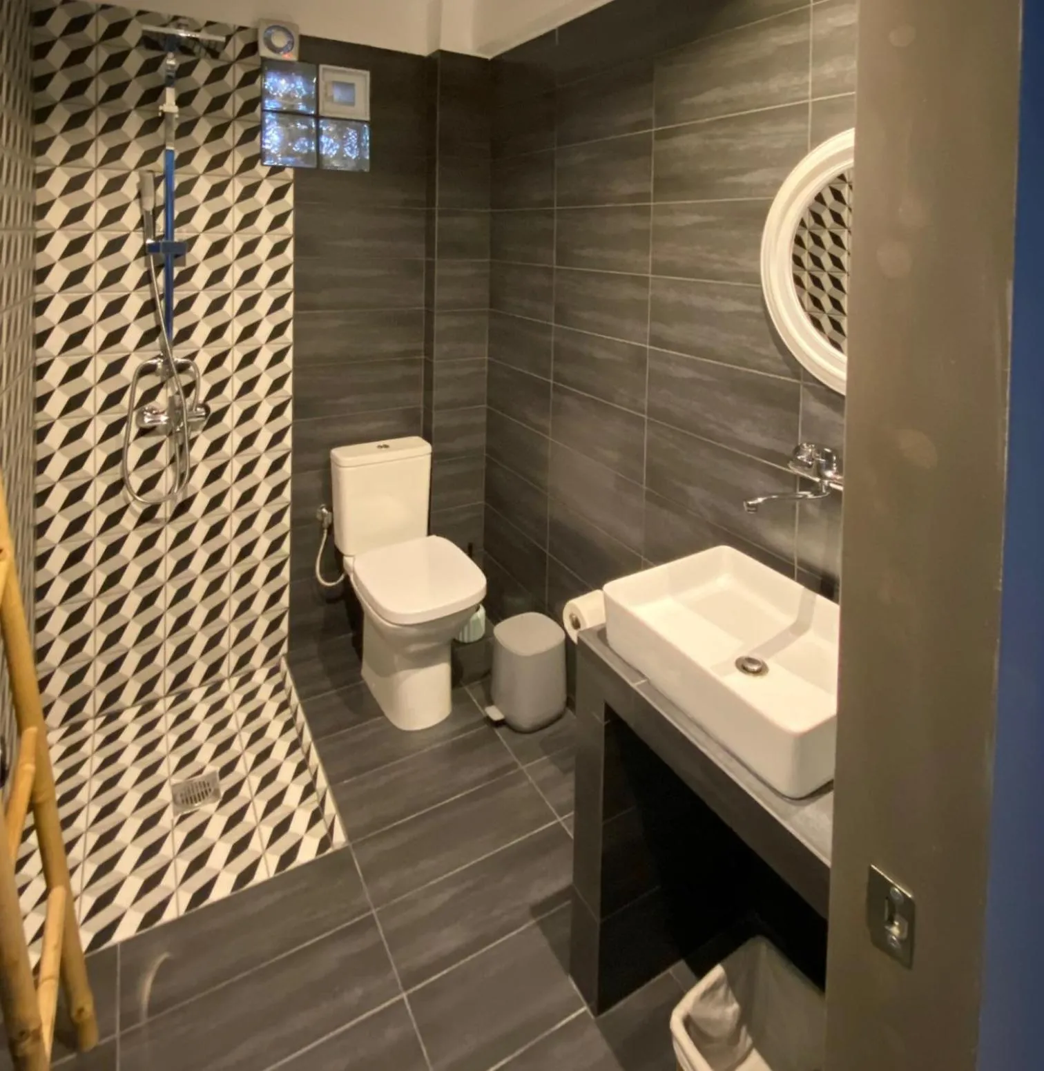 Shower in Xenios Hotel